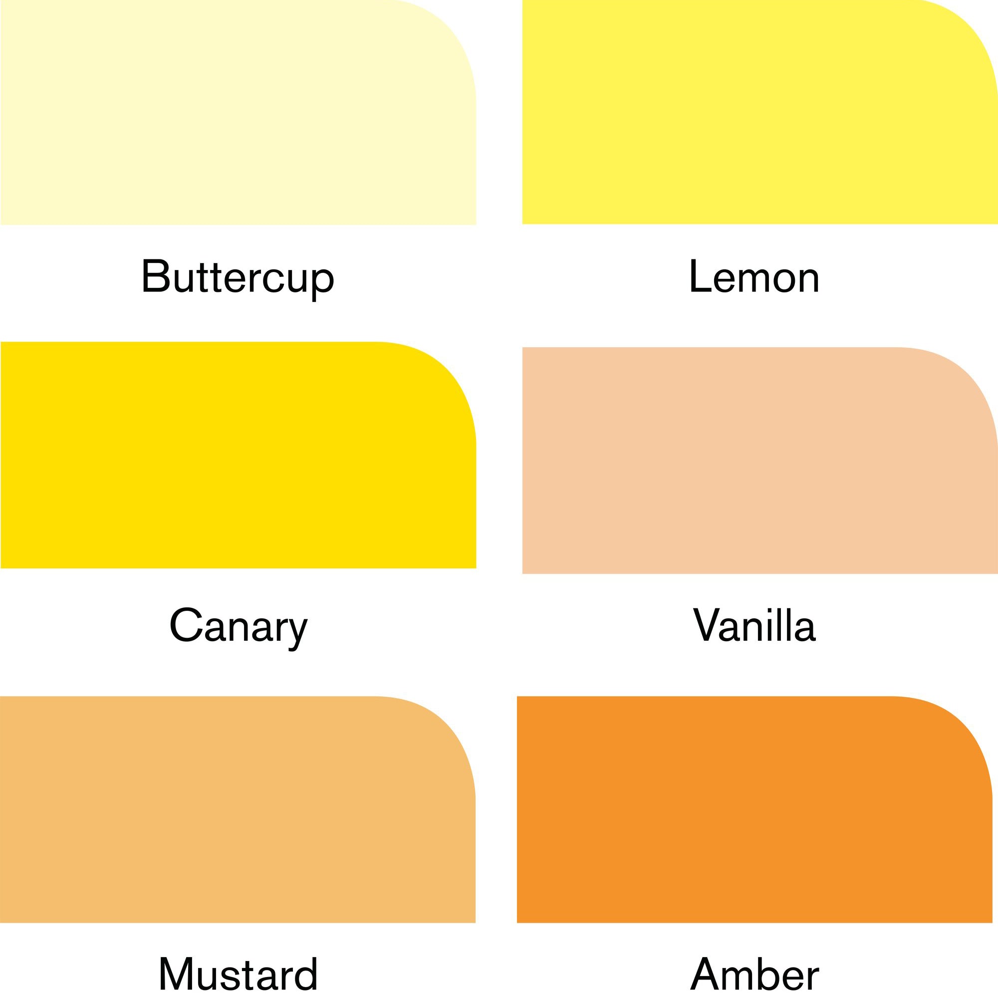 6-Piece Double-Tip Promarker Marker Set - Vibrant Yellow Tones