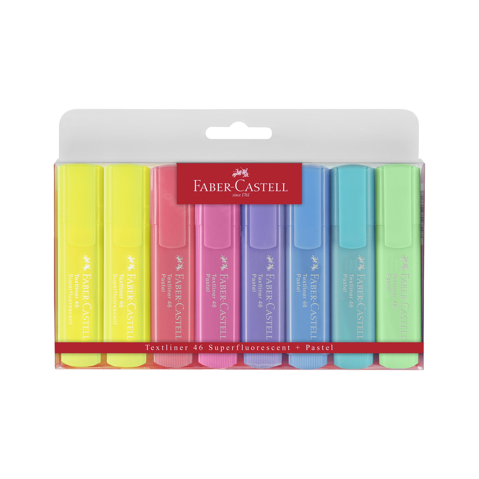 8-Pack Pastel Textliner 1546 Highlighters - Bright & Precise Marking!