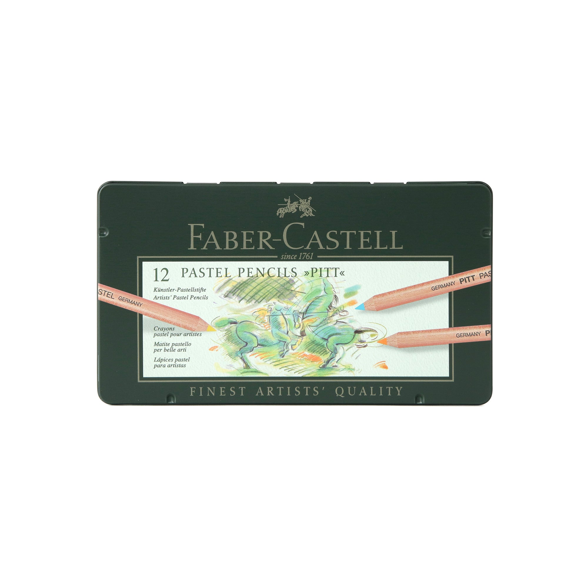 12-Pack Faber-Castell PITT Pastel Pencils - Unleash Your Artistic Potential!