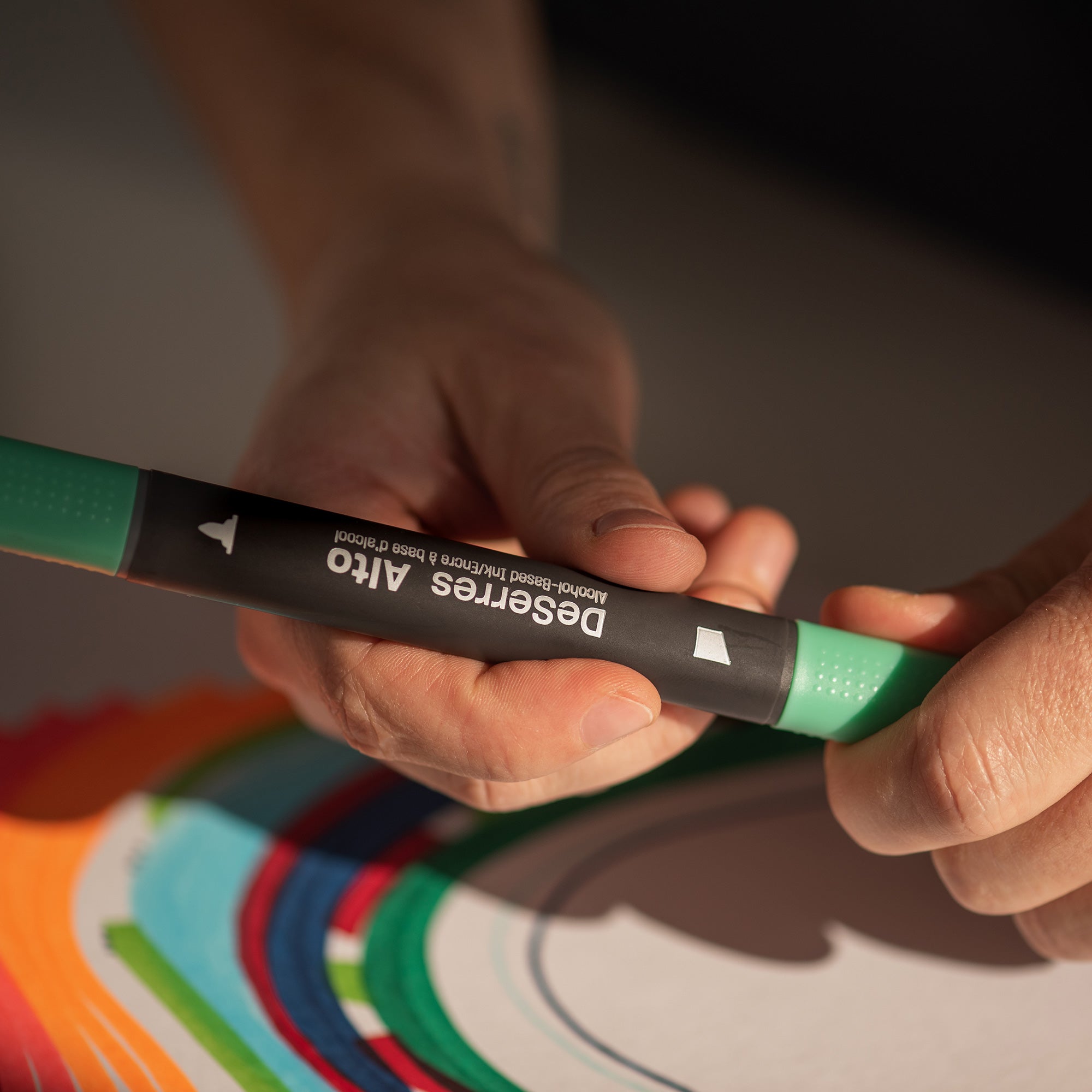 Alto 12-Pack Marker Set: Essential Colors with Chisel and Fine Tips