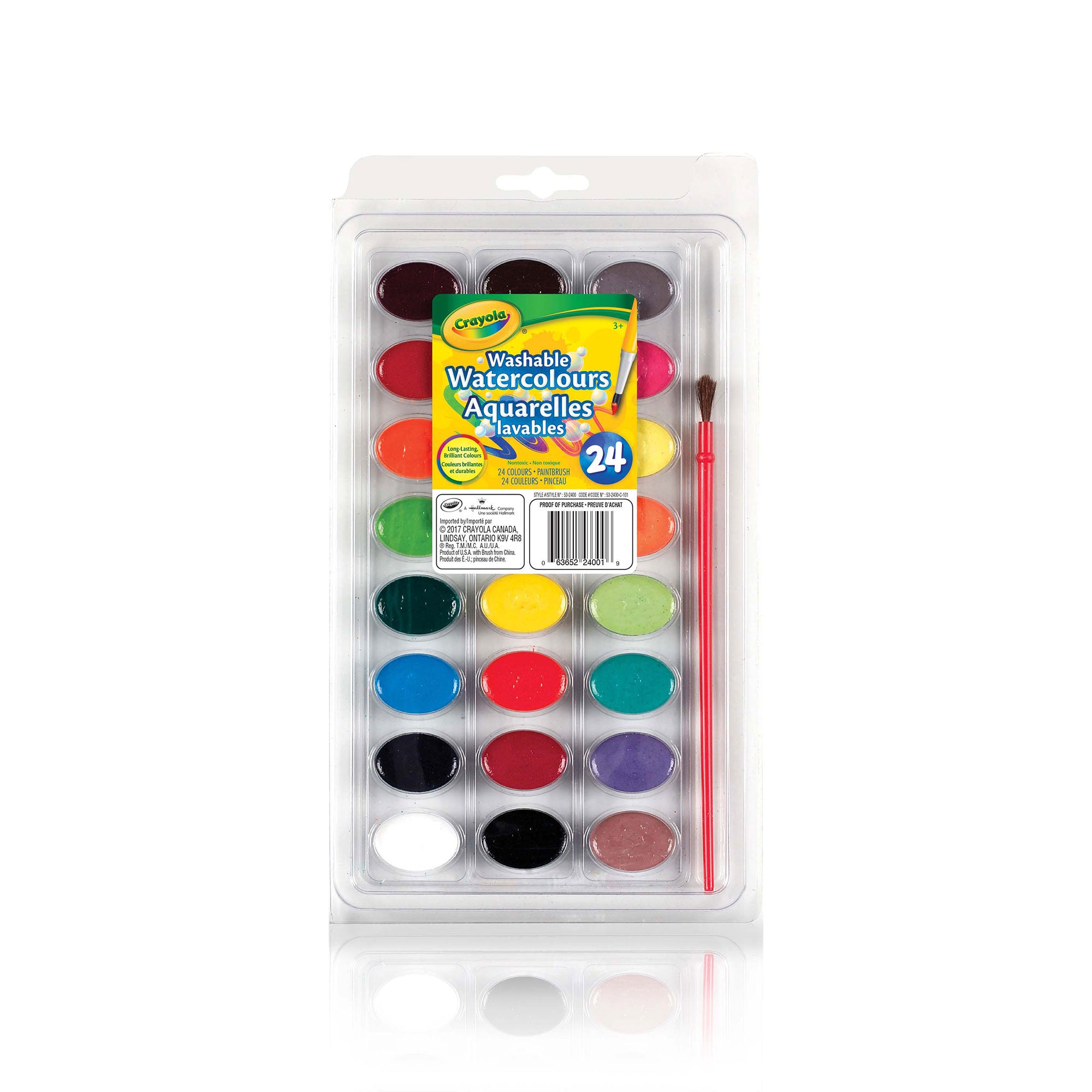 Crayola 24 - Colour Washable Watercolour Painting Set