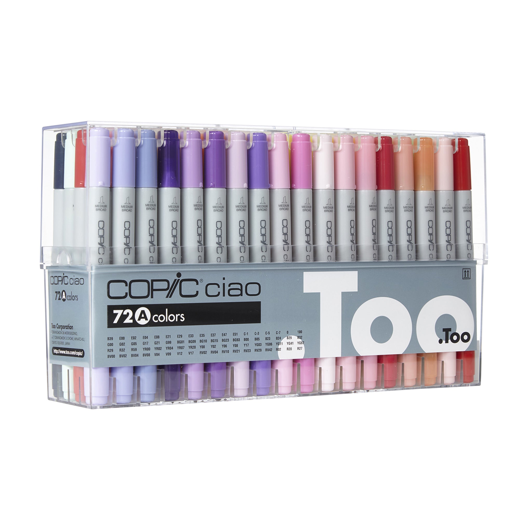 Copic Ciao Markers - Set A, 72 Vibrant Colours: A Must-Have for Creatives!