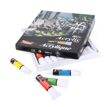 Amazing 18-Color Acrylic Paint Set - Unleash Your Creativity!