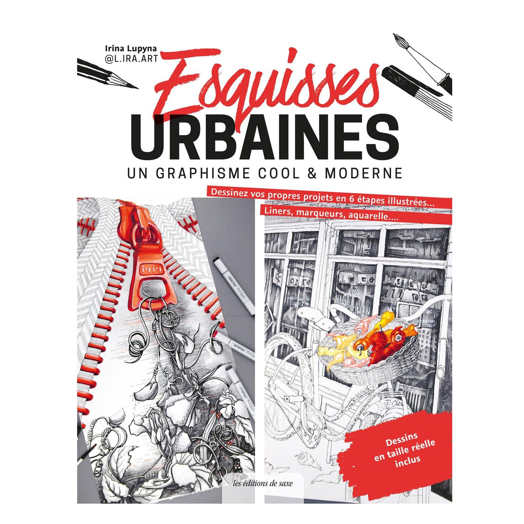 Cool Urban Sketching: Modern Urban Sketches - French Edition