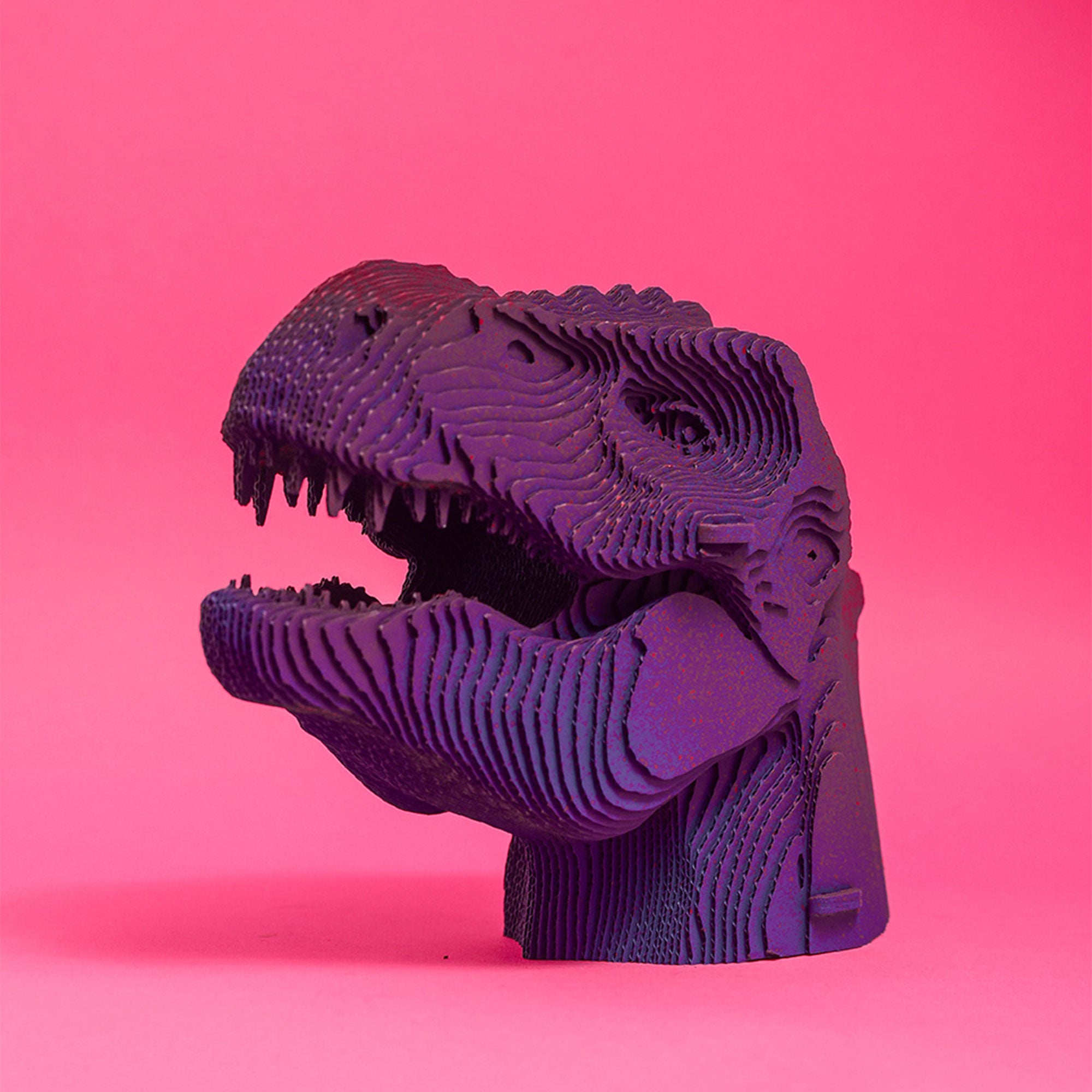Thrilling 3D Cardboard T-Rex Puzzle