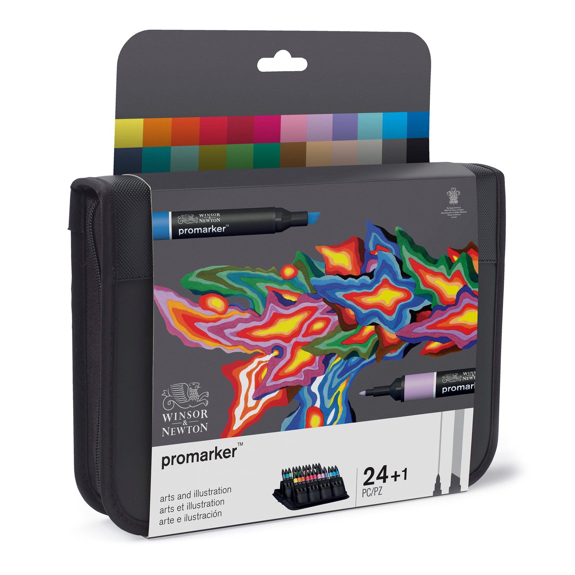 Unleash Your Creativity with 24-Piece Double-Tip Promarker Marker Set for Arts & Illustration