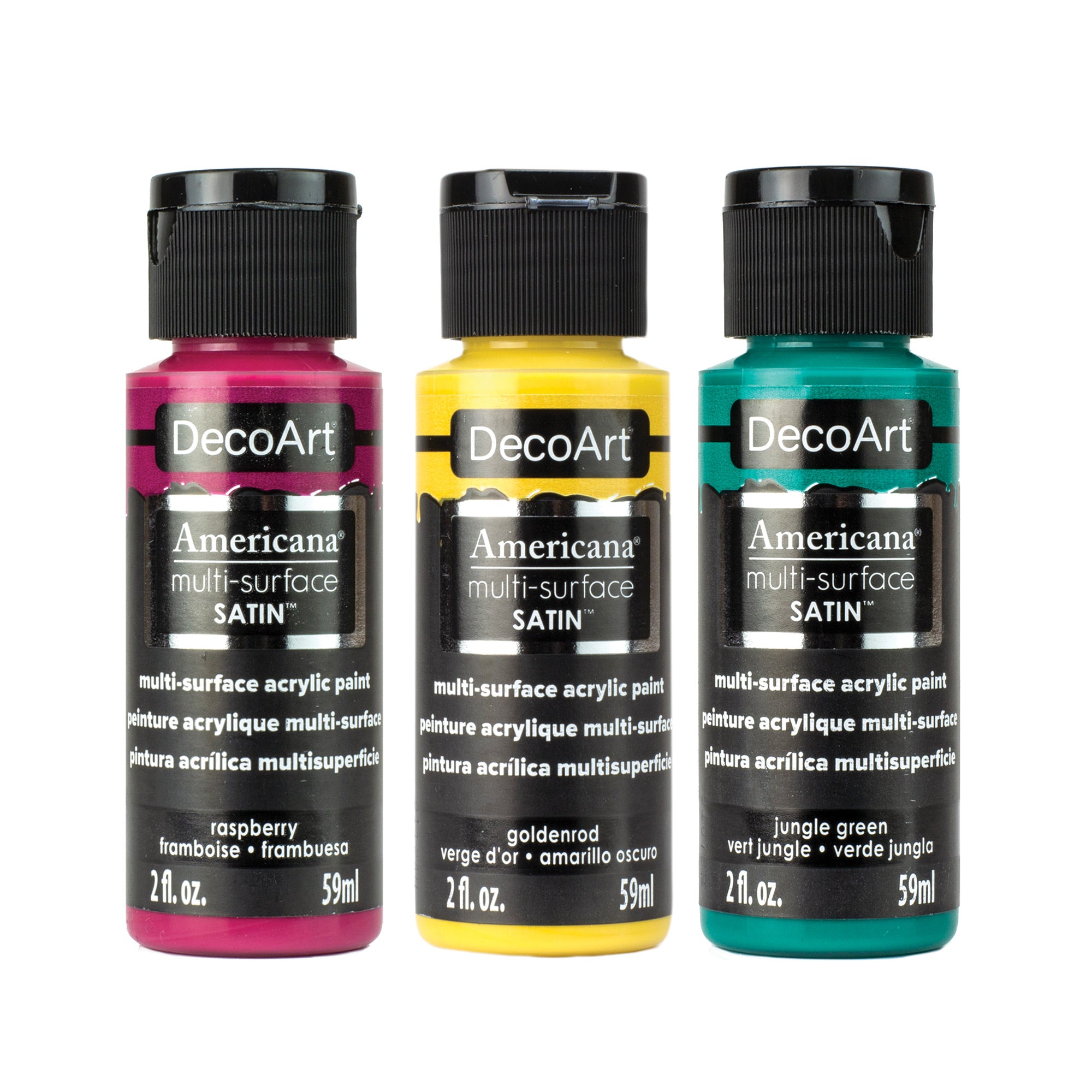 Americana Multi-Surface Acrylic Paint: Stunning True Blue Satin Finish