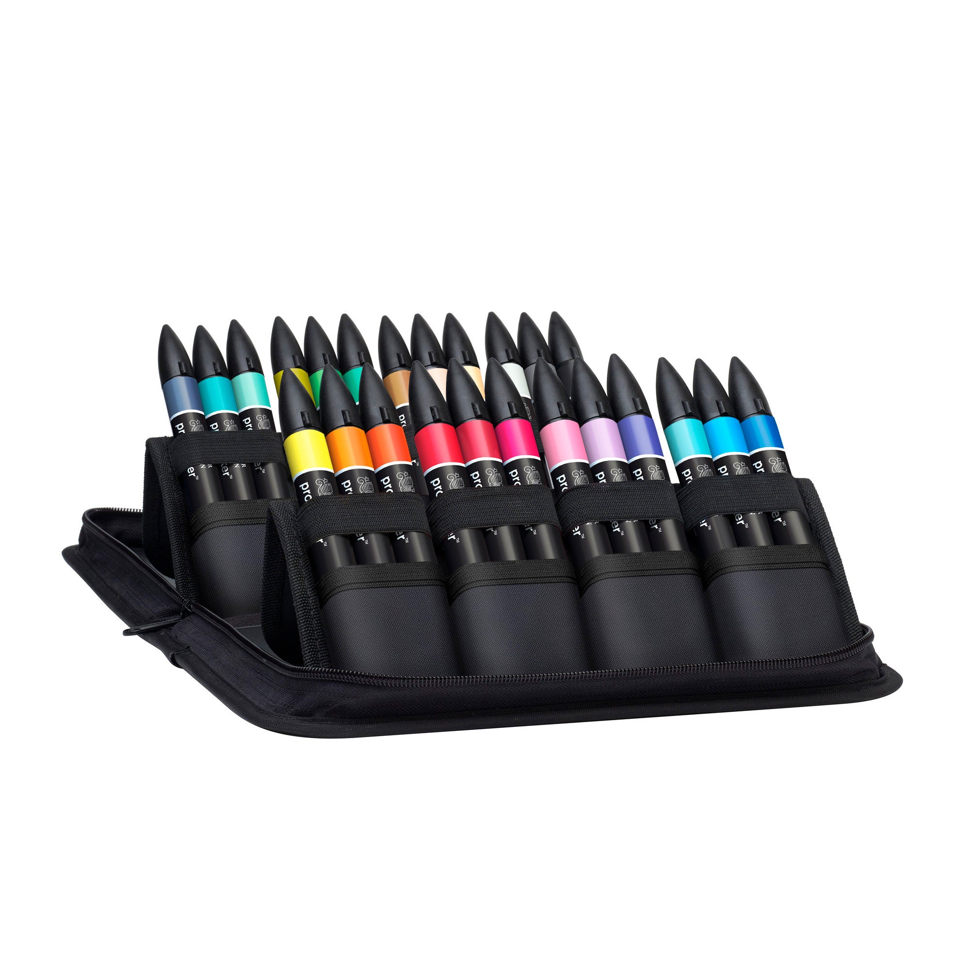 Unleash Your Creativity with 24-Piece Double-Tip Promarker Marker Set for Arts & Illustration