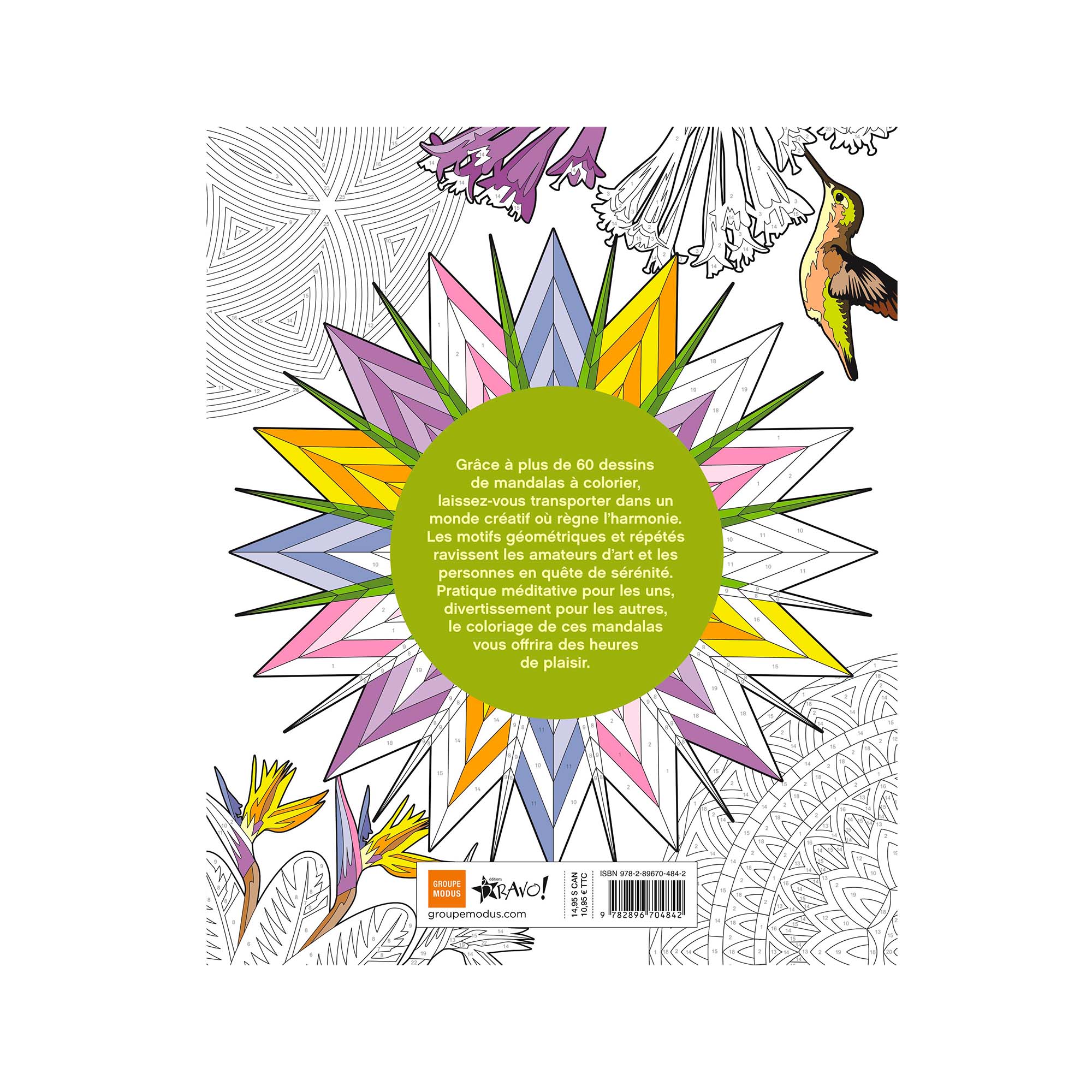 French Edition: Color by Numbers - Mandalas
