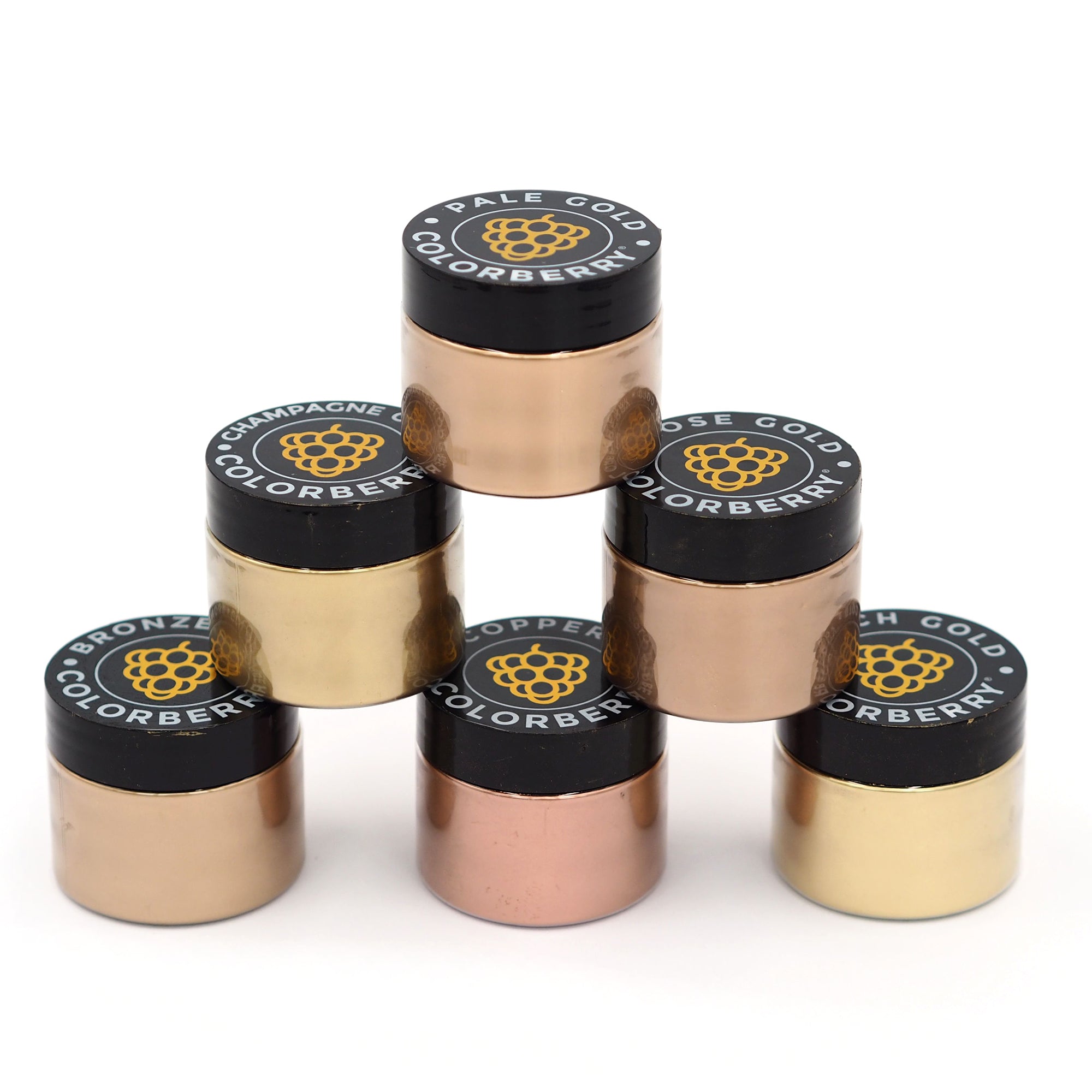 6-Piece Metallic Shimmer Powder Set