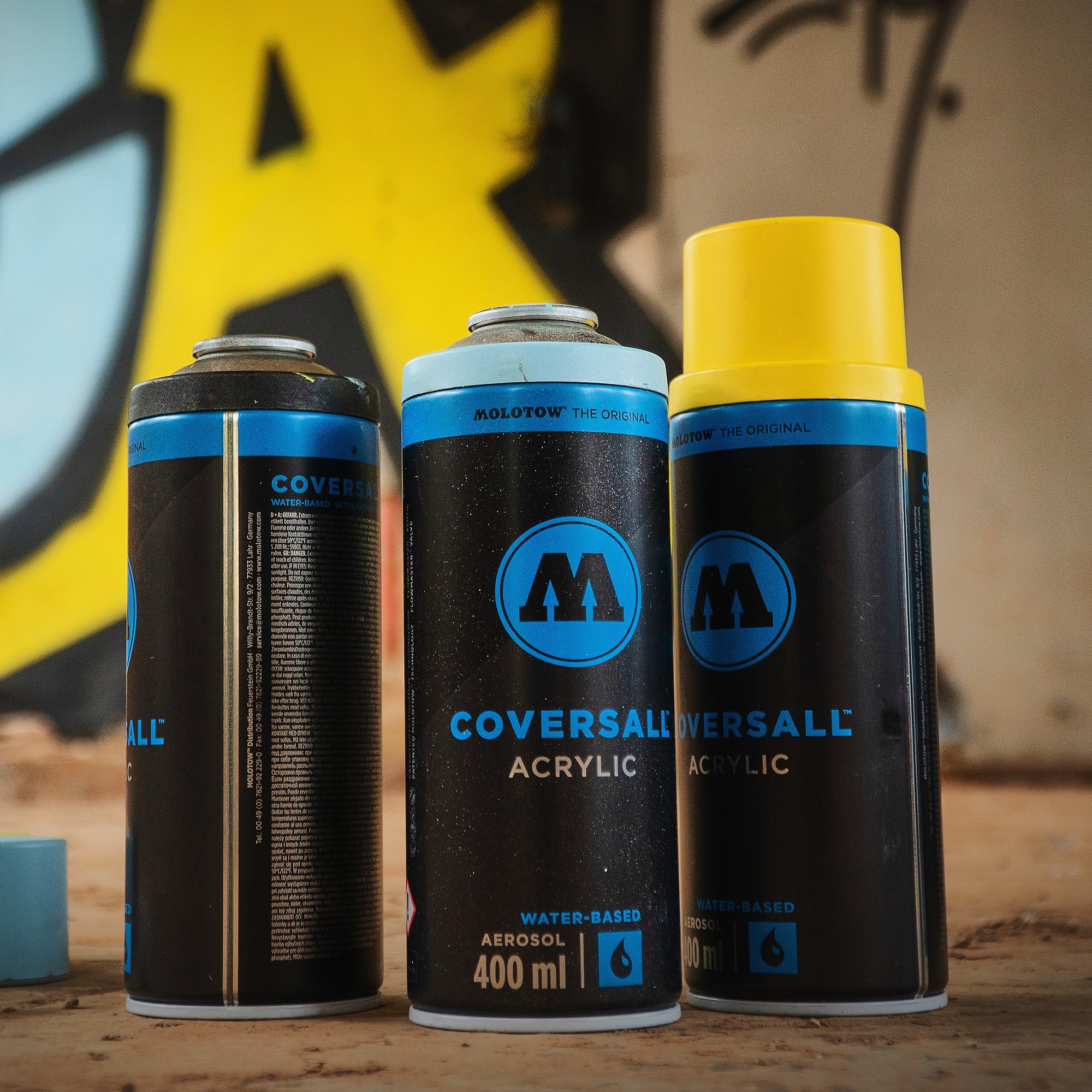 Revitalize with COVERSALL Signal Yellow Spray Paint!