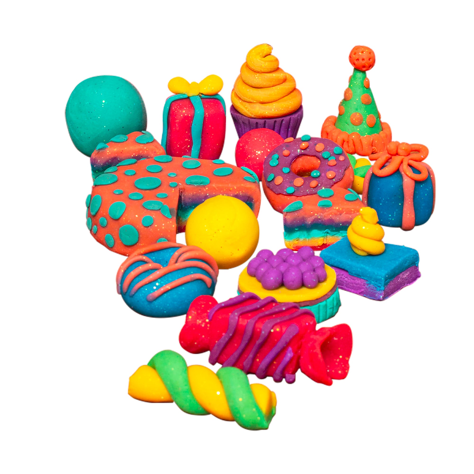 6-Pack Sparkling Festival Modelling Dough - Tutti Frutti