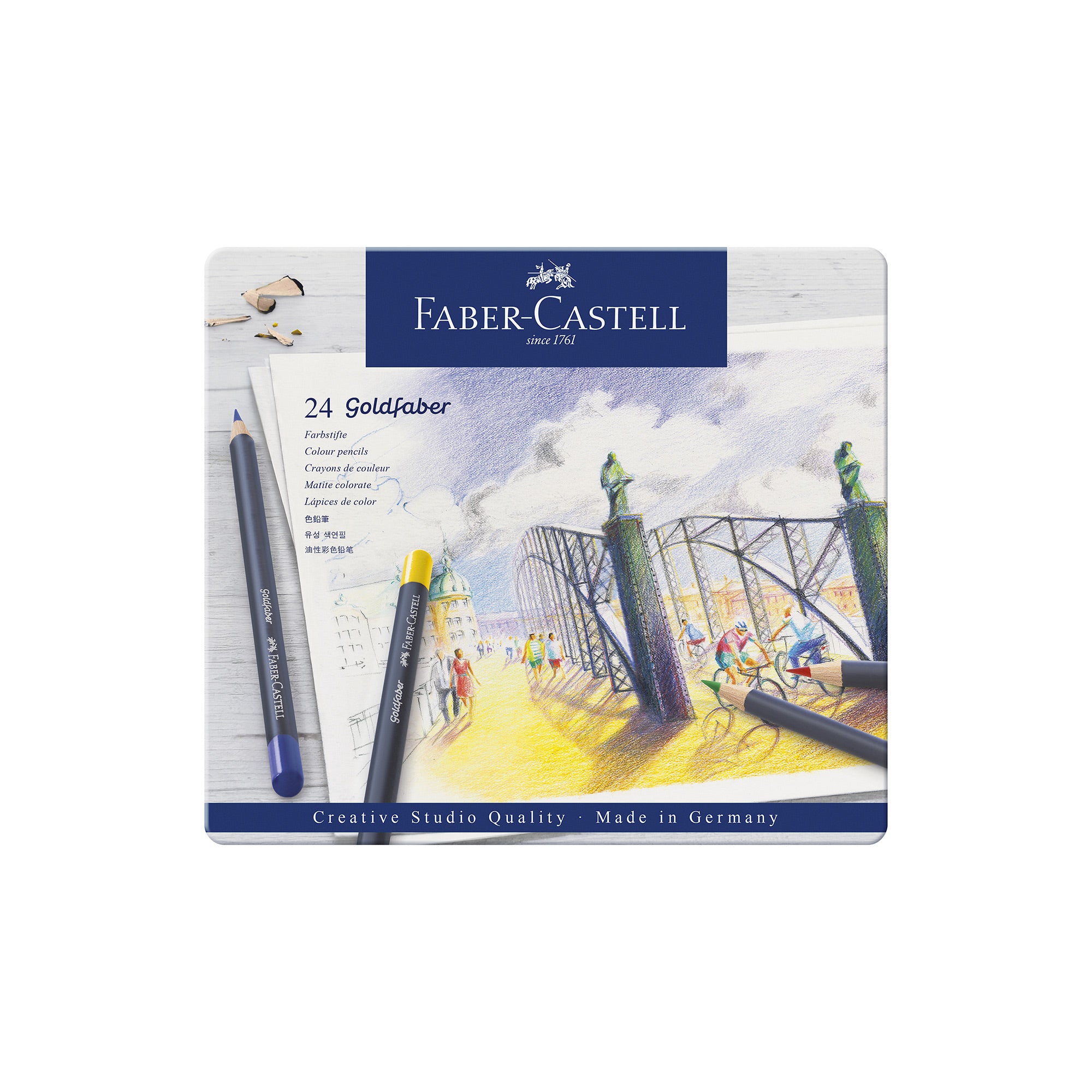 Goldfaber 24-Pack Coloured Pencils - Unleash Your Creativity!