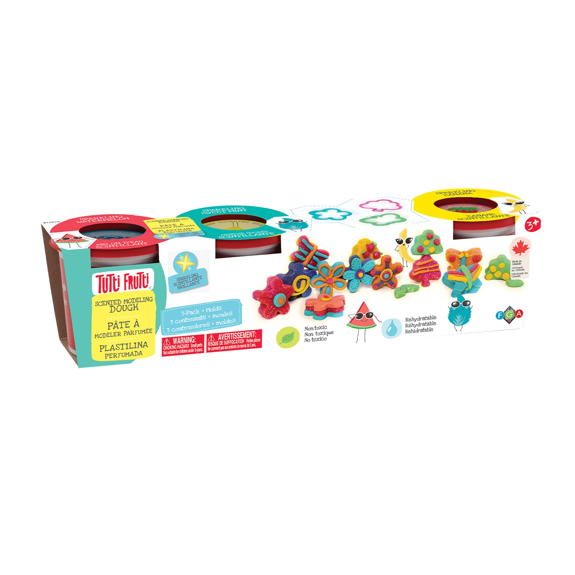 4-Pack Tutti Frutti Modelling Dough - Cake