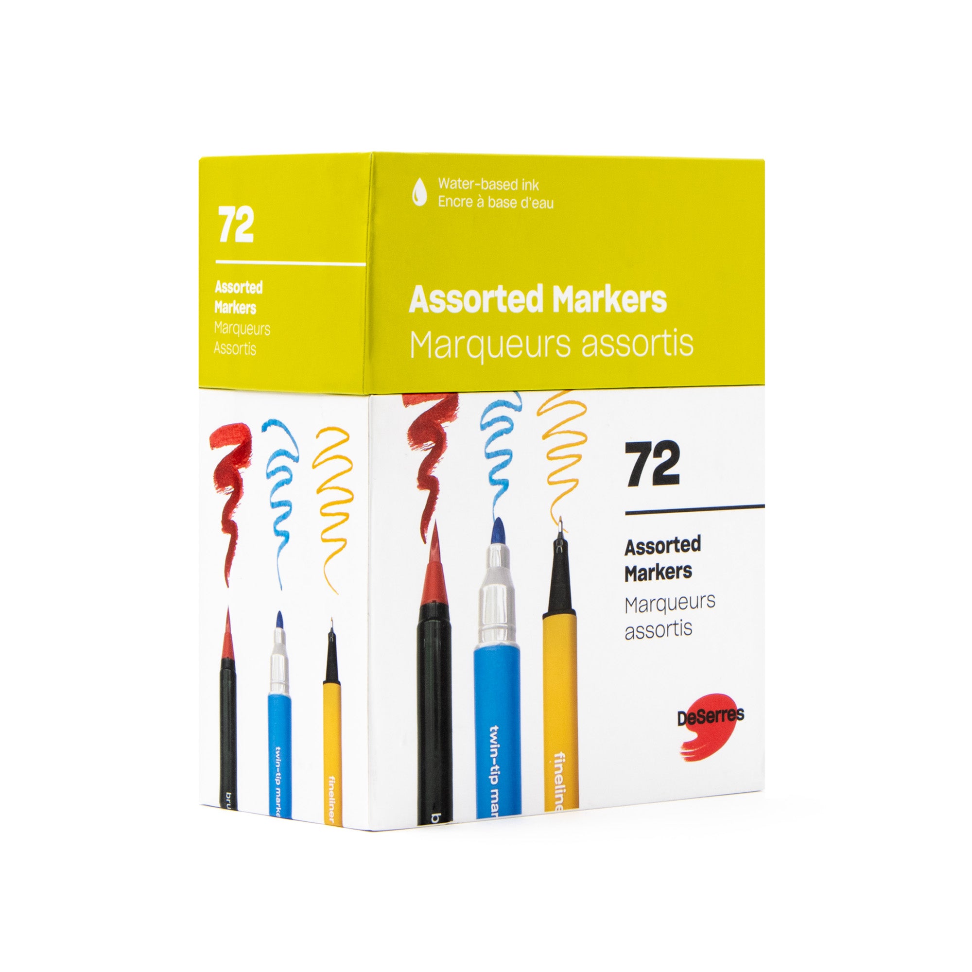 Stunning 72-Piece Marker Set in Assorted Colors