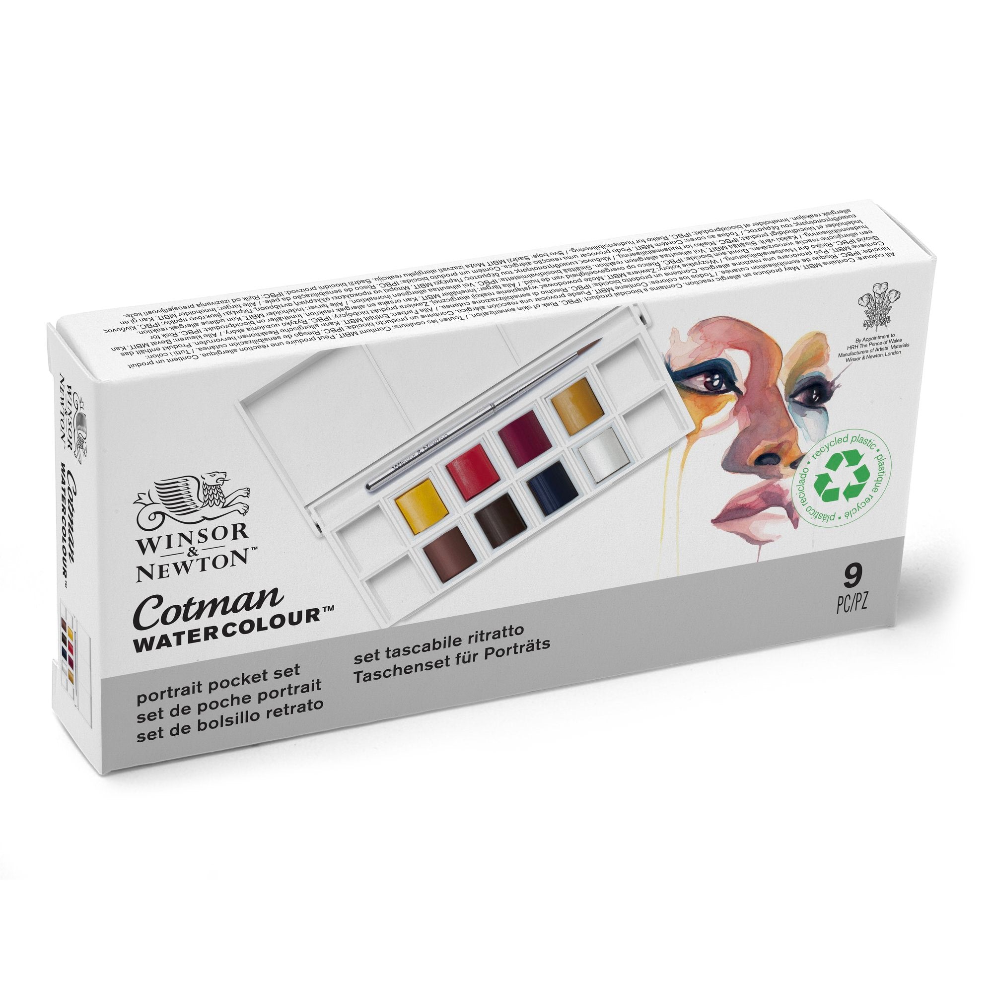 Cotman Portrait Watercolour Pocket Set - Your Travel Painting Essential