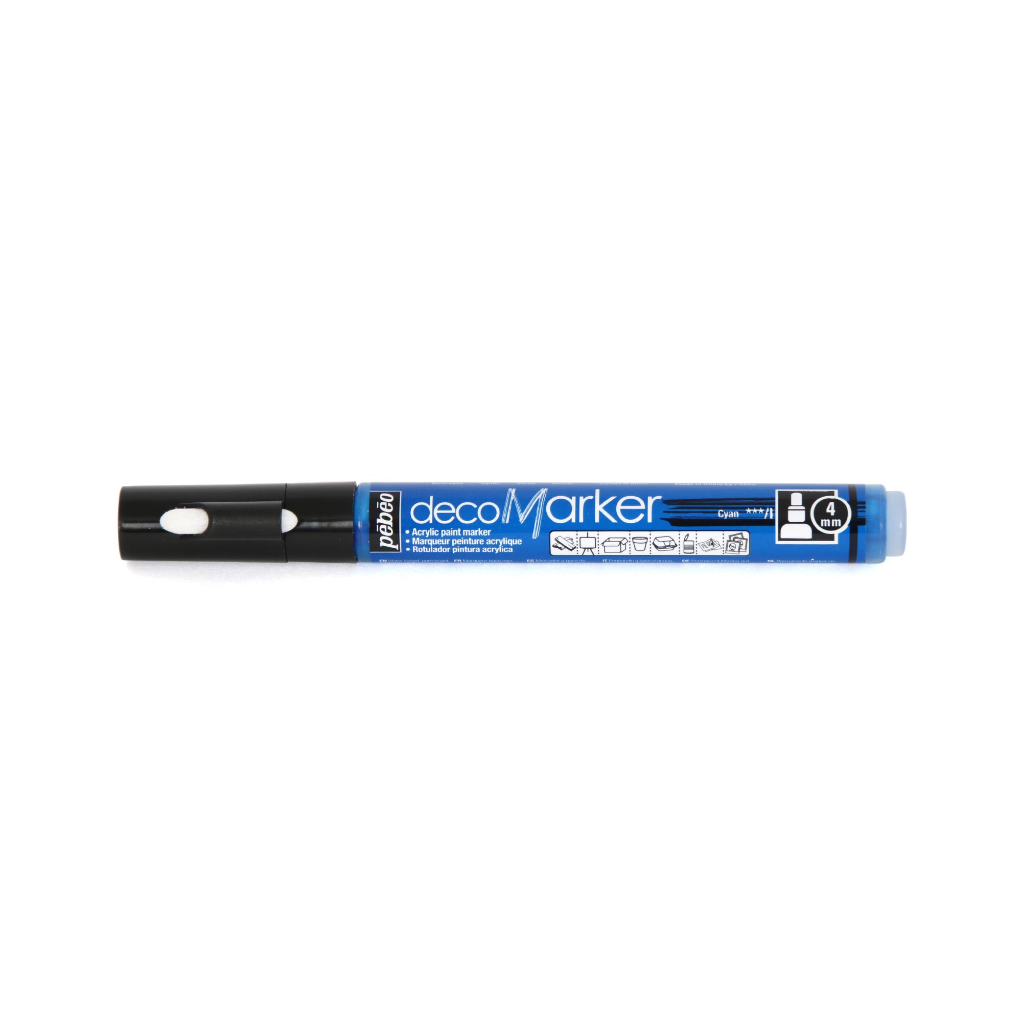 Gorgeous Acrylic Paint decoMarker: 4 mm Precious Gold - Add a Touch of Luxury!