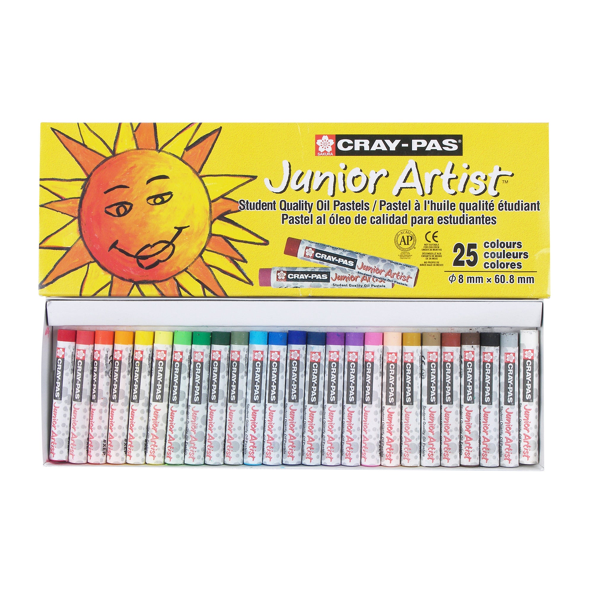 25-Pack Cray-Pas Junior Artist Oil Pastels - Unleash Your Young Artist's Creativity!