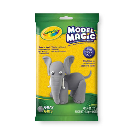 Crayola Model Magic Gray Modeling Clay - Unleash Your Creativity!