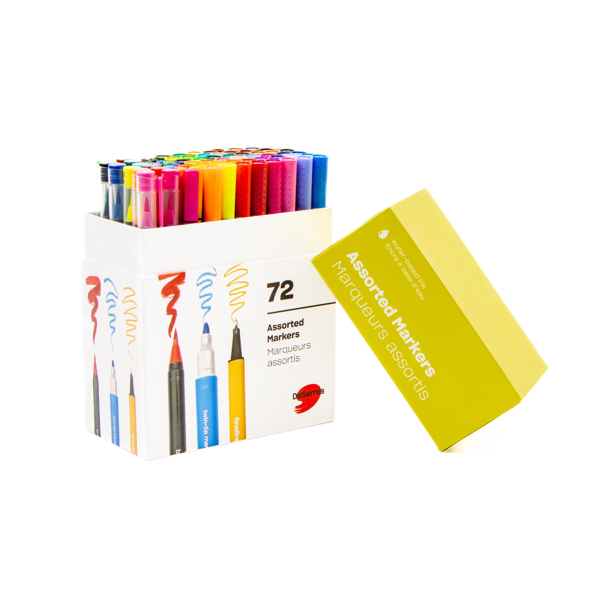 Stunning 72-Piece Marker Set in Assorted Colors