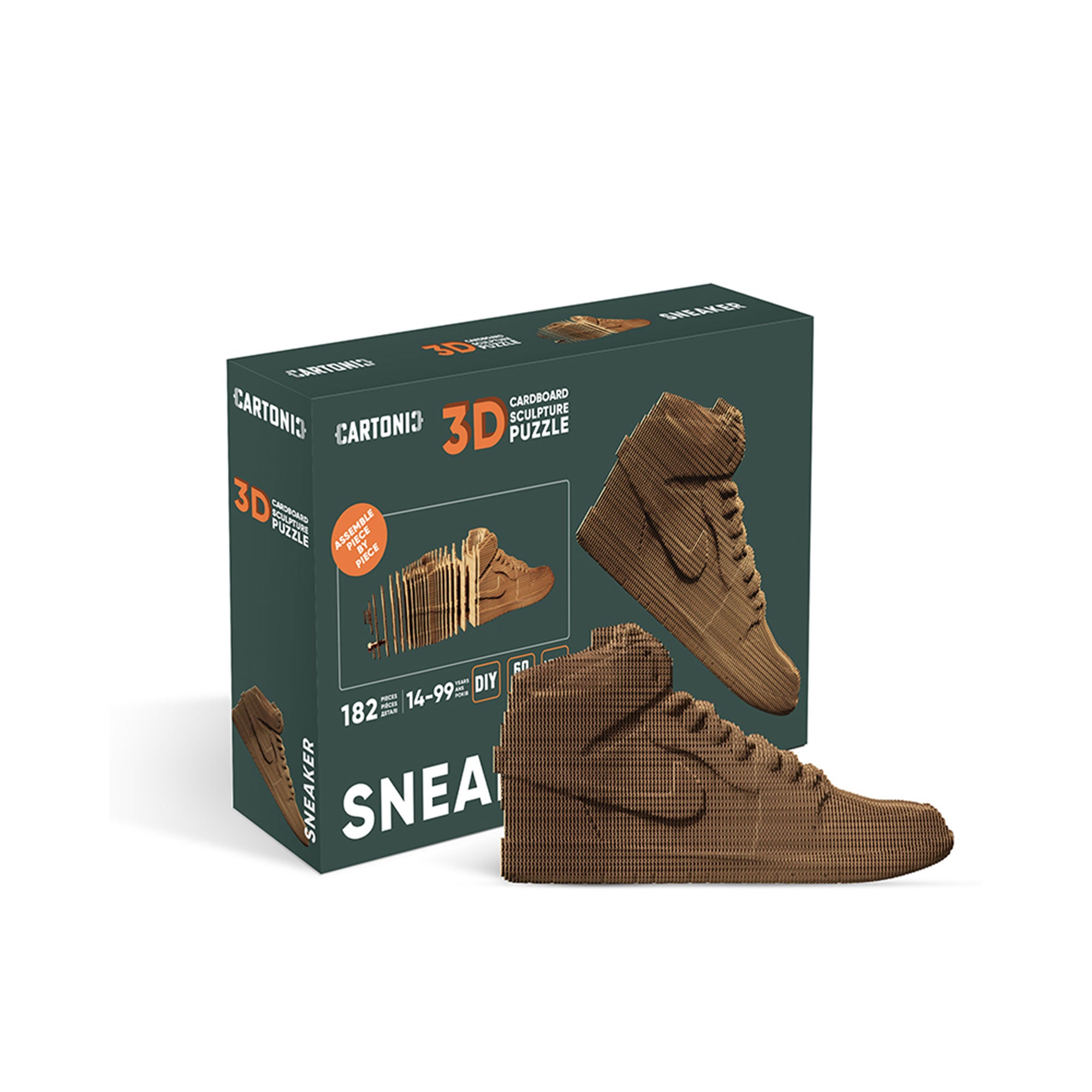 Cool 3D Cardboard Sneaker Puzzle