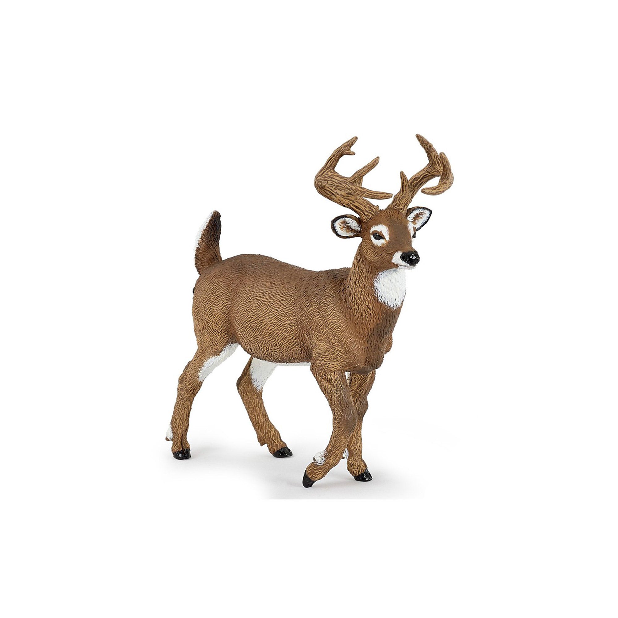 Exquisite White-Tailed Deer Animal Figurine