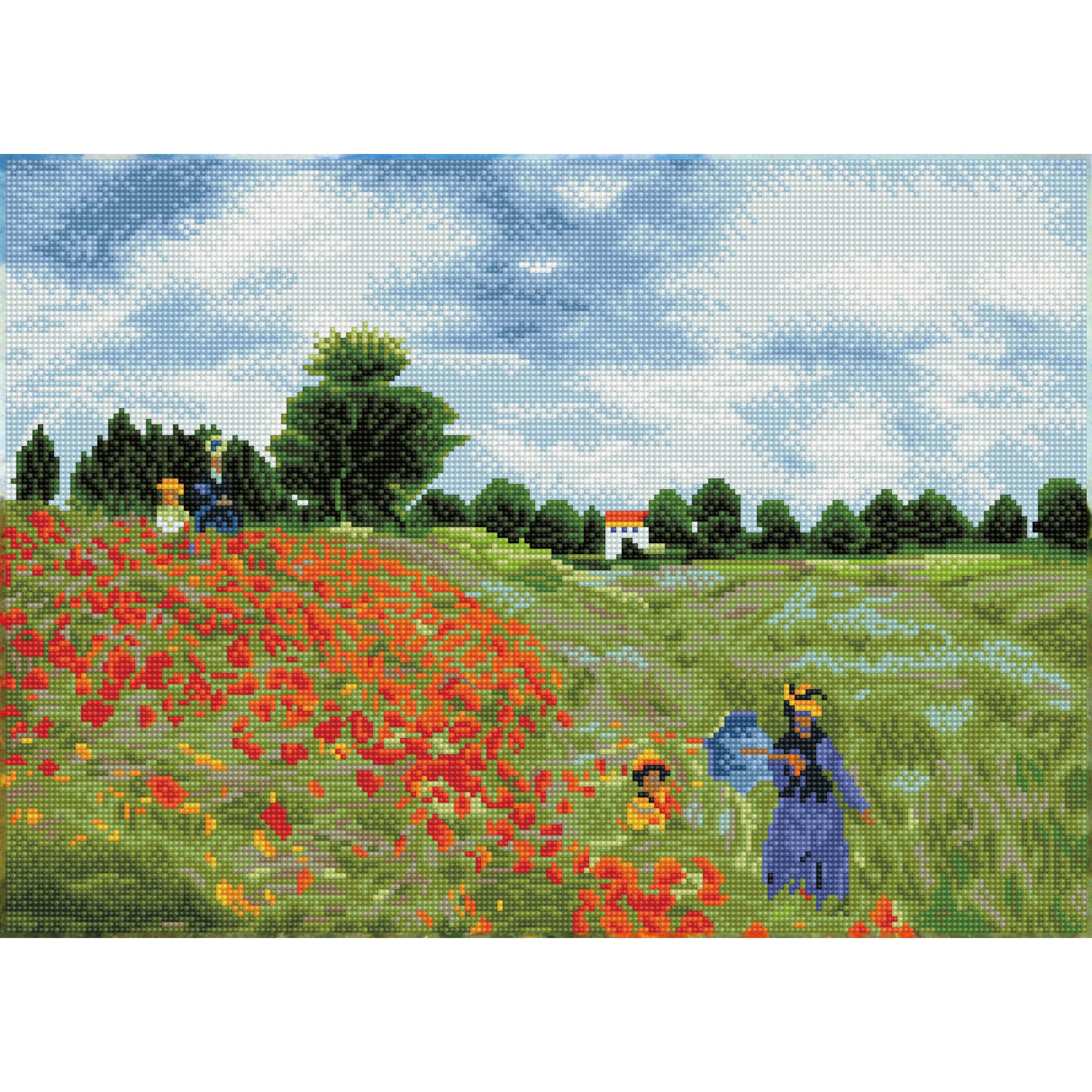 Diamond Dotz Kit - Monet's Poppy Fields