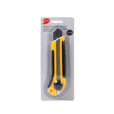 DeSerres 25mm Ratchet Lock Utility Cutter - Your Ultimate Cutting Companion