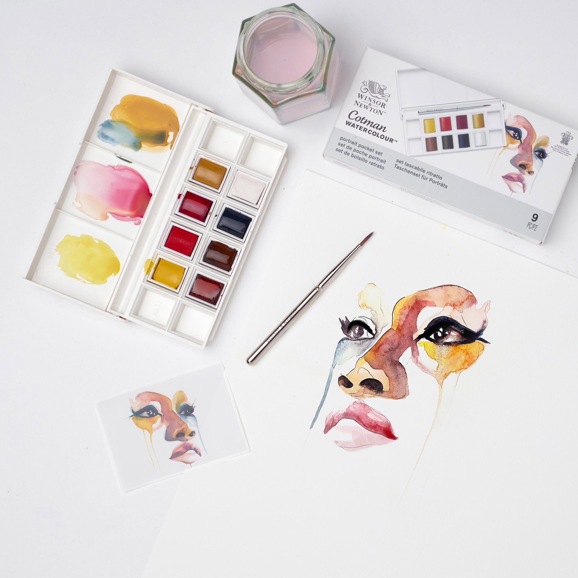 Cotman Portrait Watercolour Pocket Set - Your Travel Painting Essential