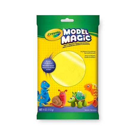 Crayola Model Magic Modeling Clay - Vibrant Neon Yellow