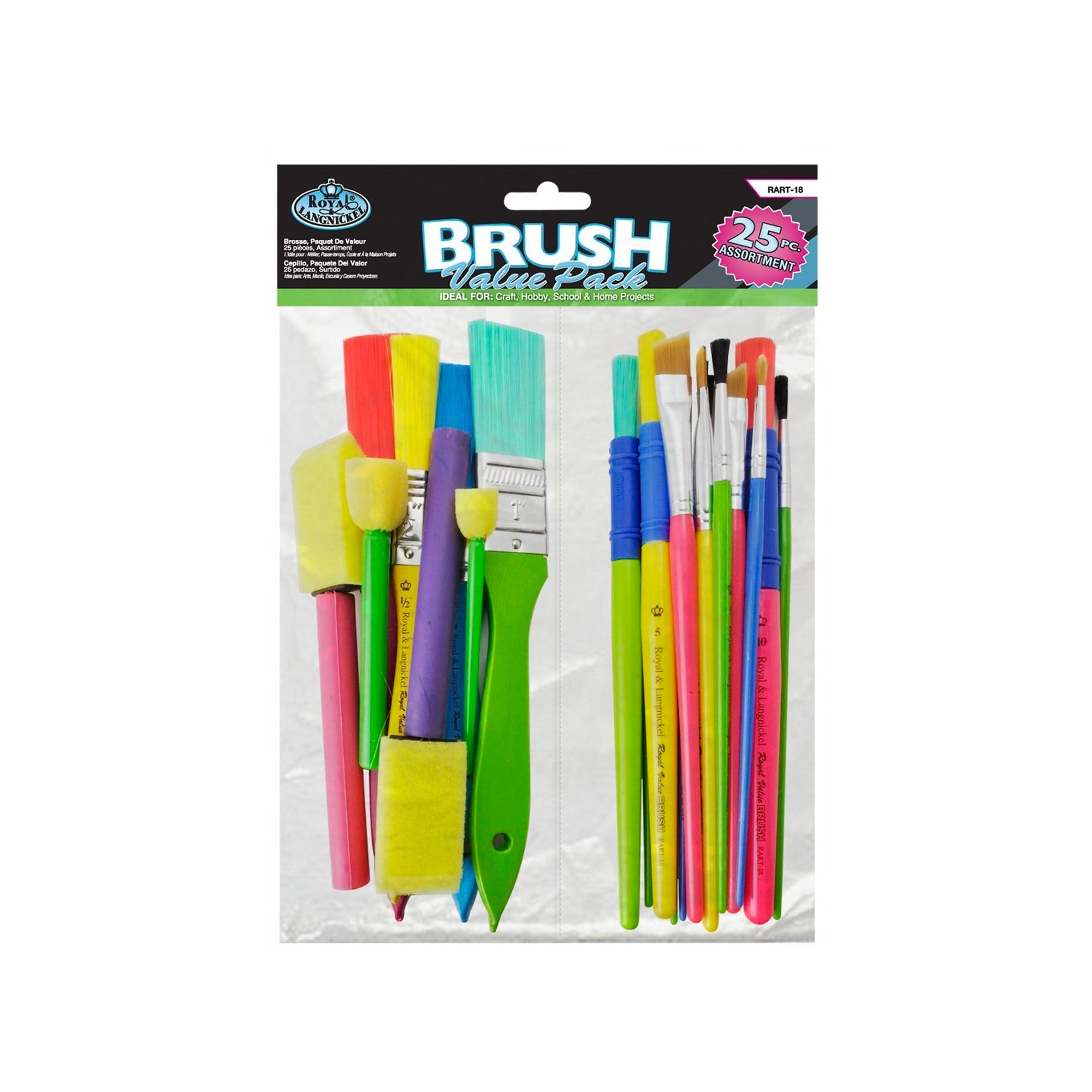 Amazing Craft Brush Value Pack - 25 Pieces!