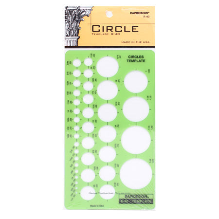 Premium Circles Template - Ideal for Precise Writing
