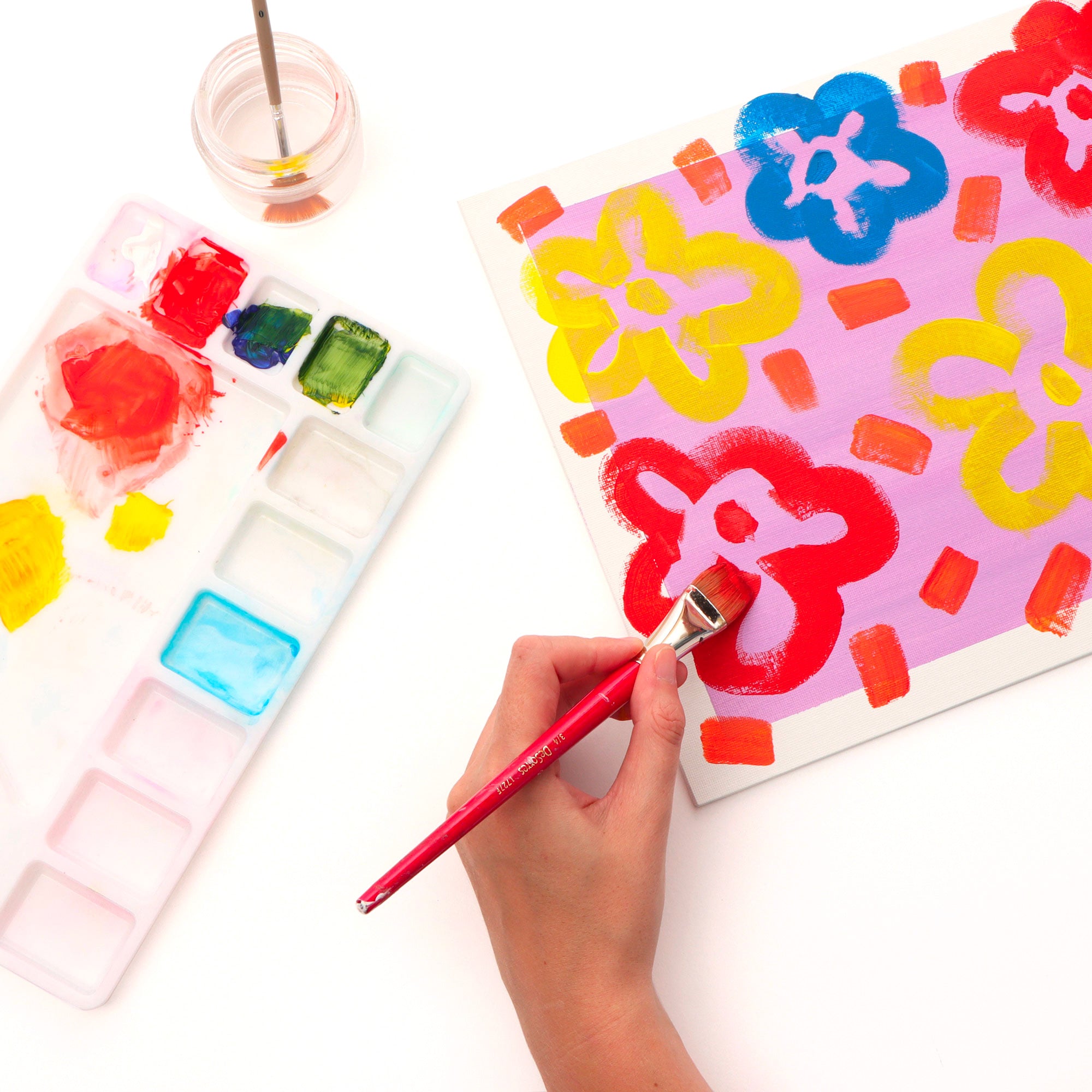 Amazing Acrylika Paint Kit - 6 Bottles of 60 ml Each