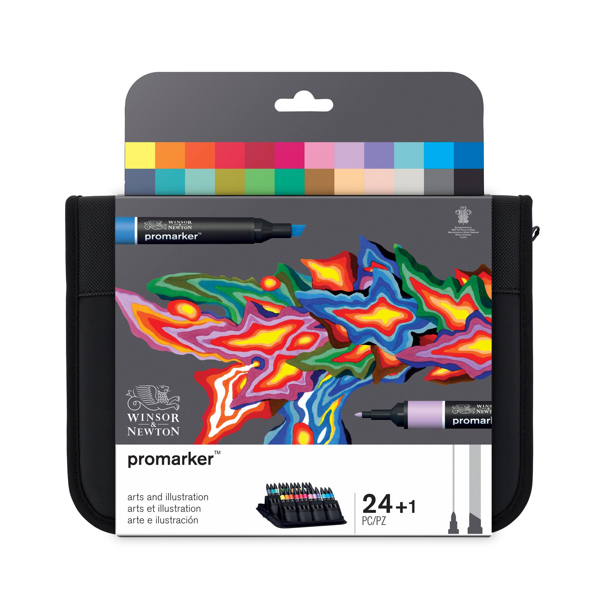 Unleash Your Creativity with 24-Piece Double-Tip Promarker Marker Set for Arts & Illustration