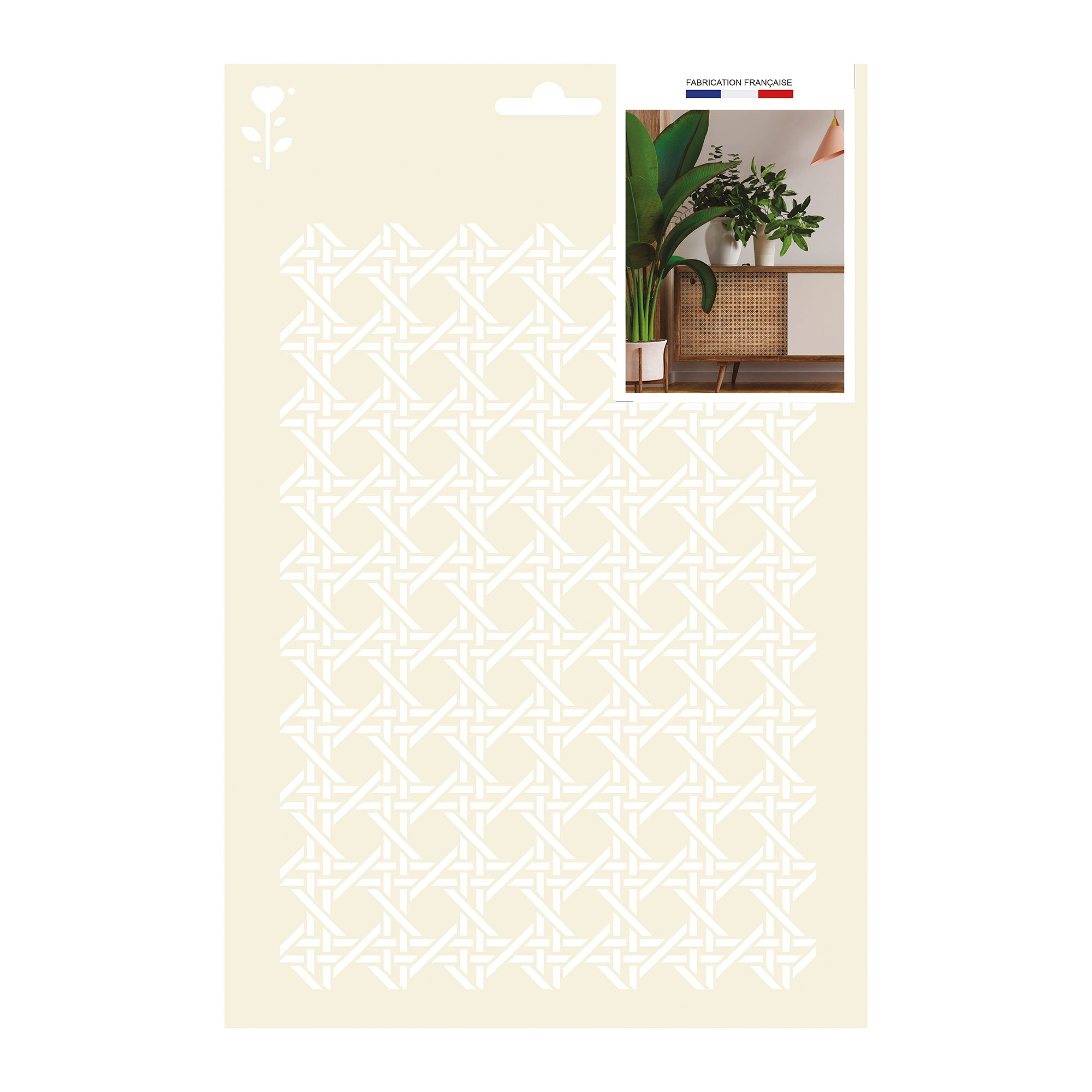 A4 Cane Weaving Stencil: Unleash Your Creativity!