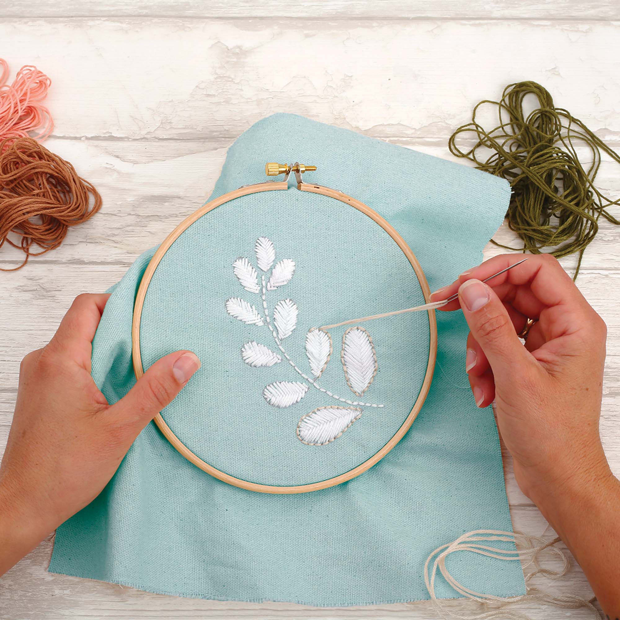 Gorgeous Dark Blue Cotton Embroidery Canvas - 45 x 60 cm! Grab Yours Now!