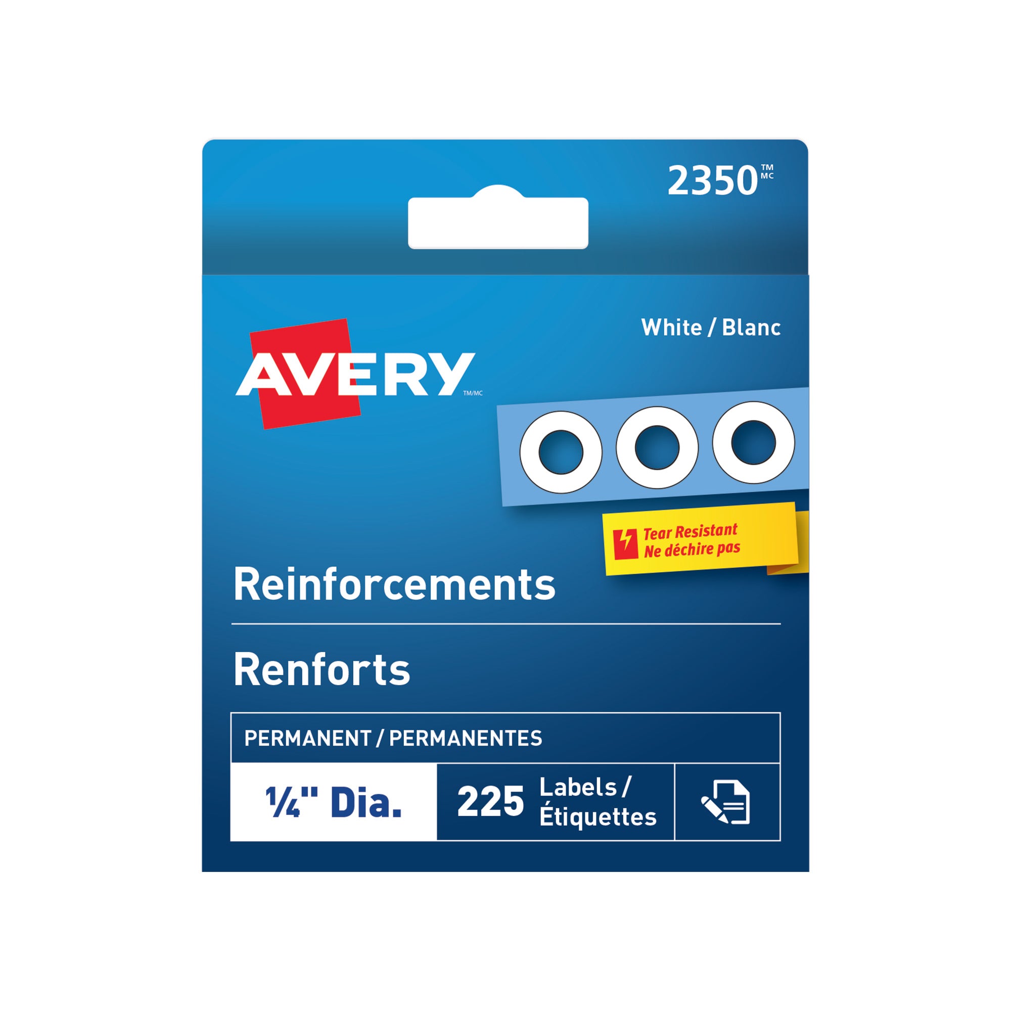 Get Your 225-Pack of White Reinforcement Labels Now!