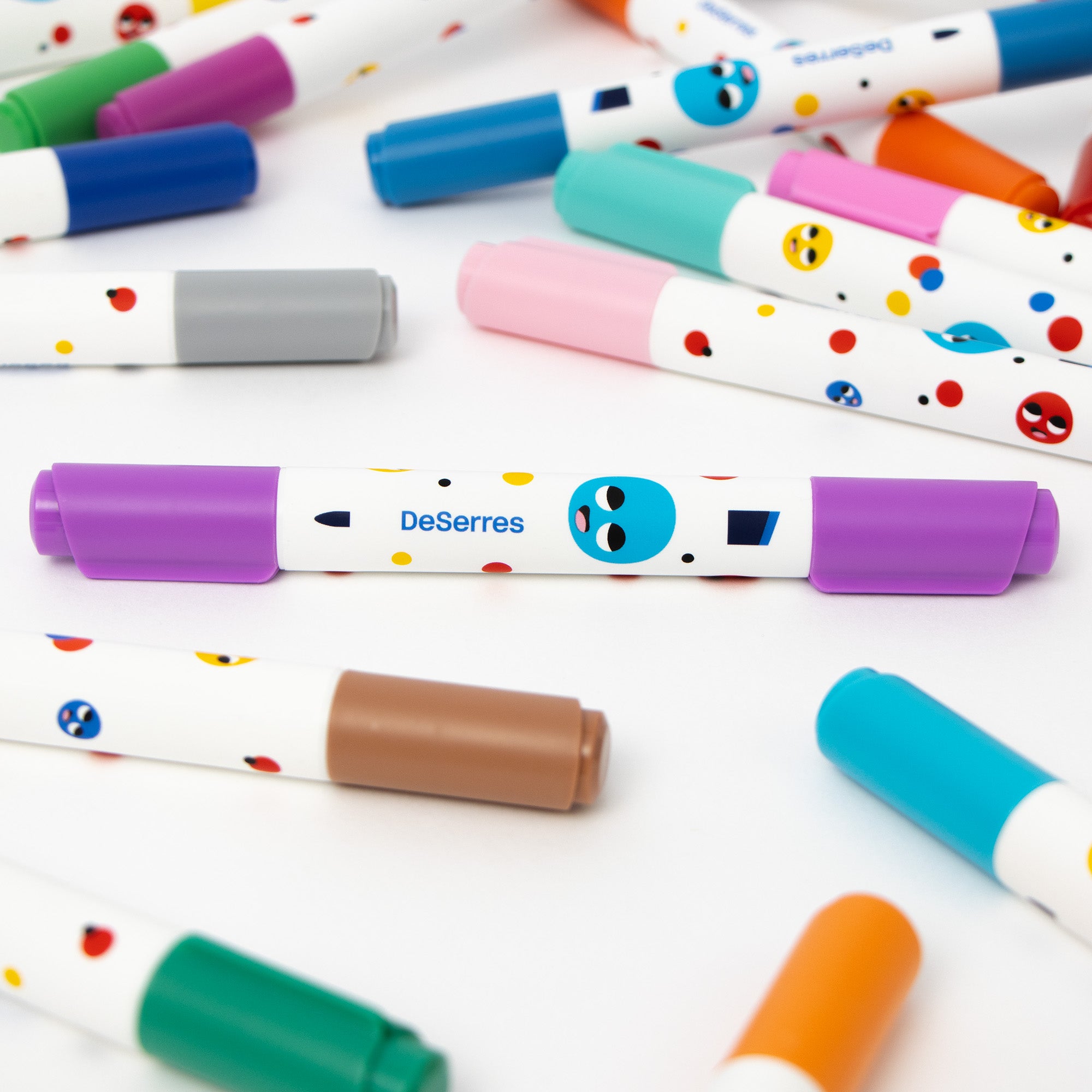 Amazing 18-Pack Duo Bambino Markers for Little Artists