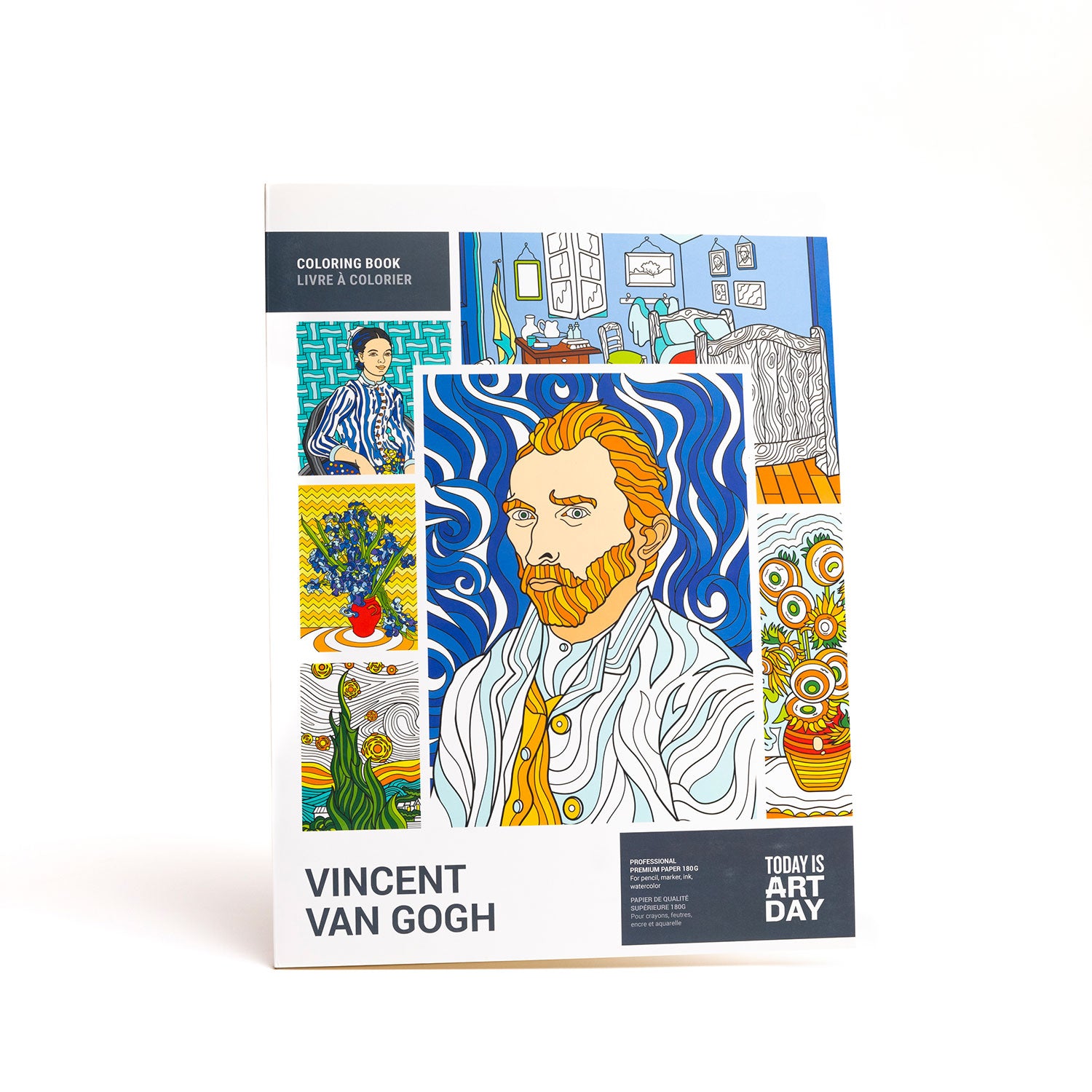Vincent Van Gogh Bilingual Colouring Book: Unleash Your Inner Artist!