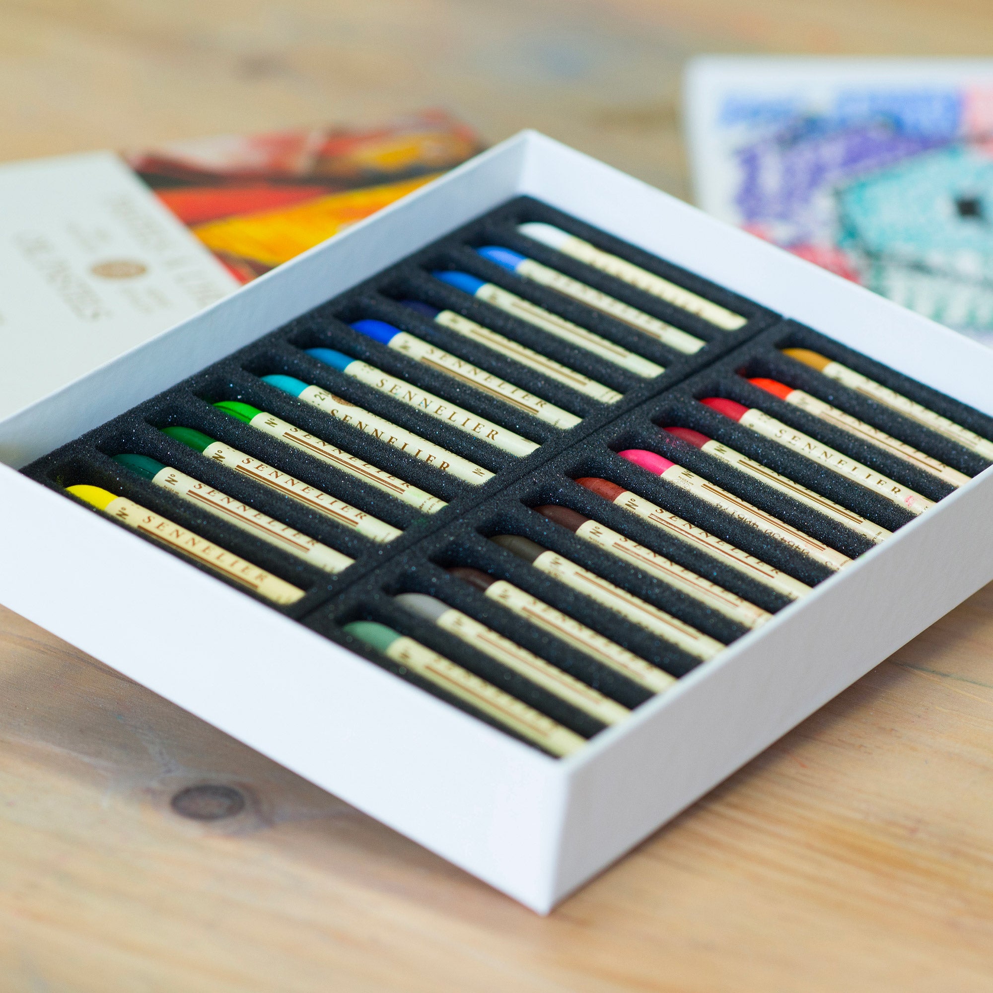 Stunning 24-Piece Assorted Oil Pastel Set