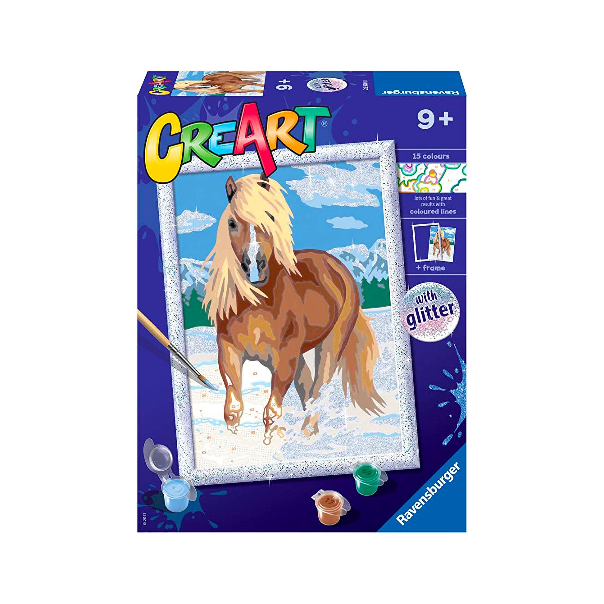 CreArt Kids Royal Horse Paint by Number Kit - Unleash Your Inner Artist!