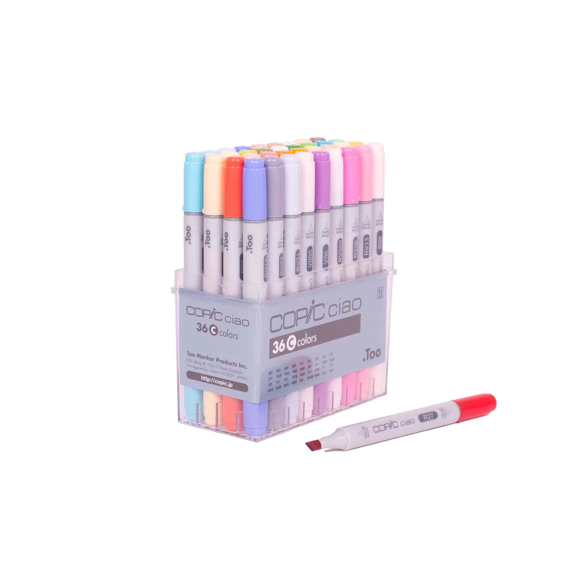 Copic Ciao Markers - Set C, 36 Vibrant Colours! Get Yours Now!