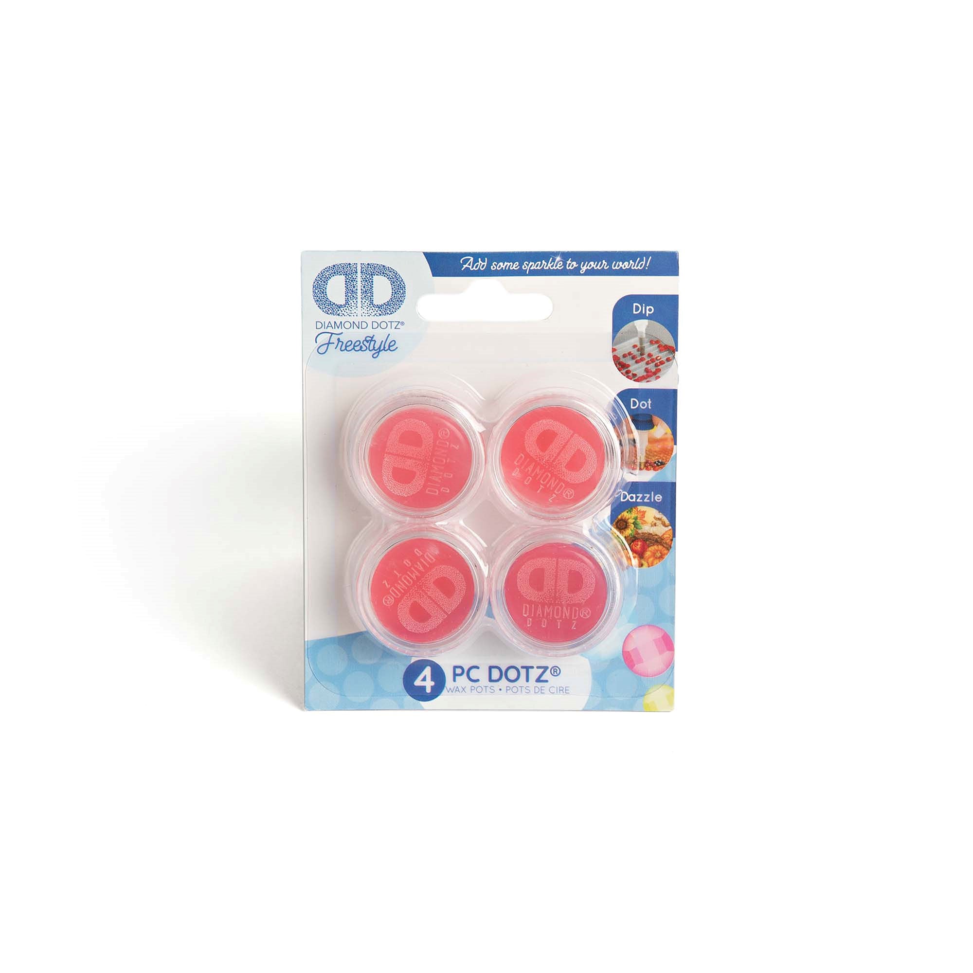 4-Pack Diamond Dotz Freestyle Wax Pots - Spark Your Crafting Joy!
