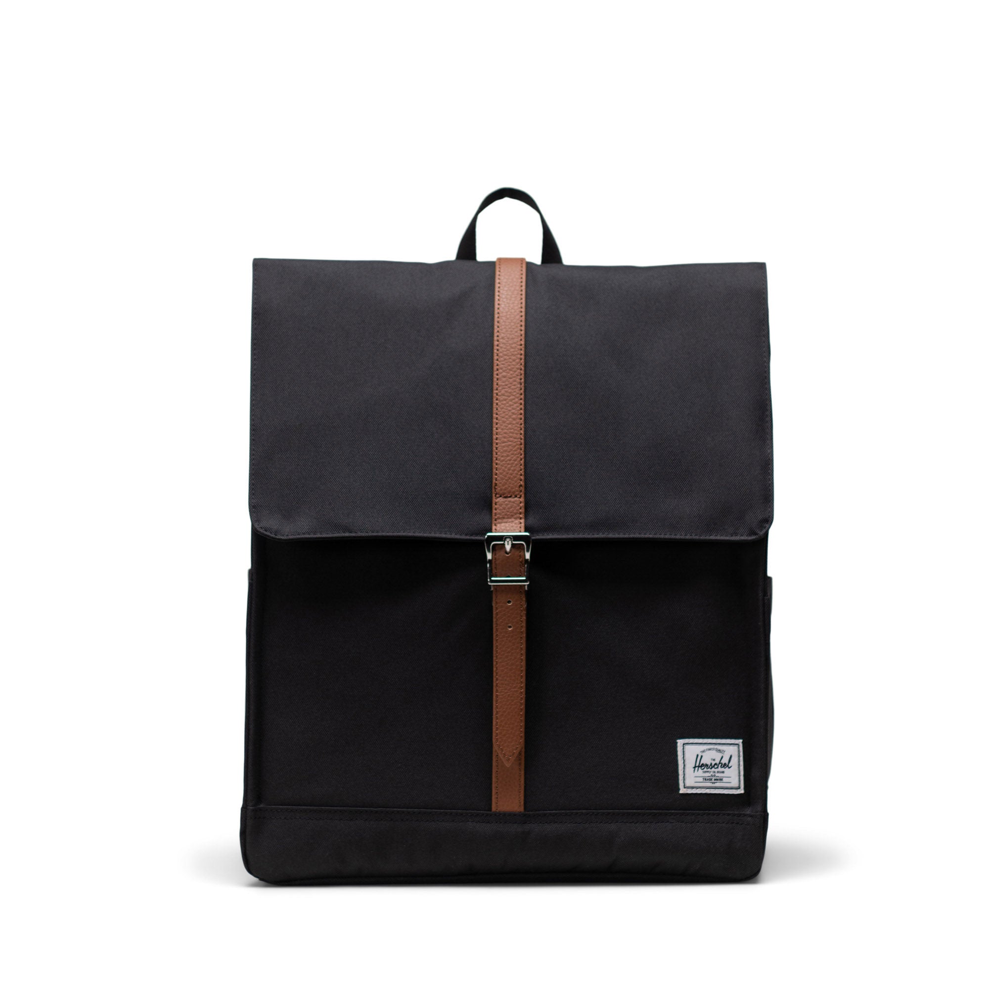 Stylish Black City Mid-Volume Backpack