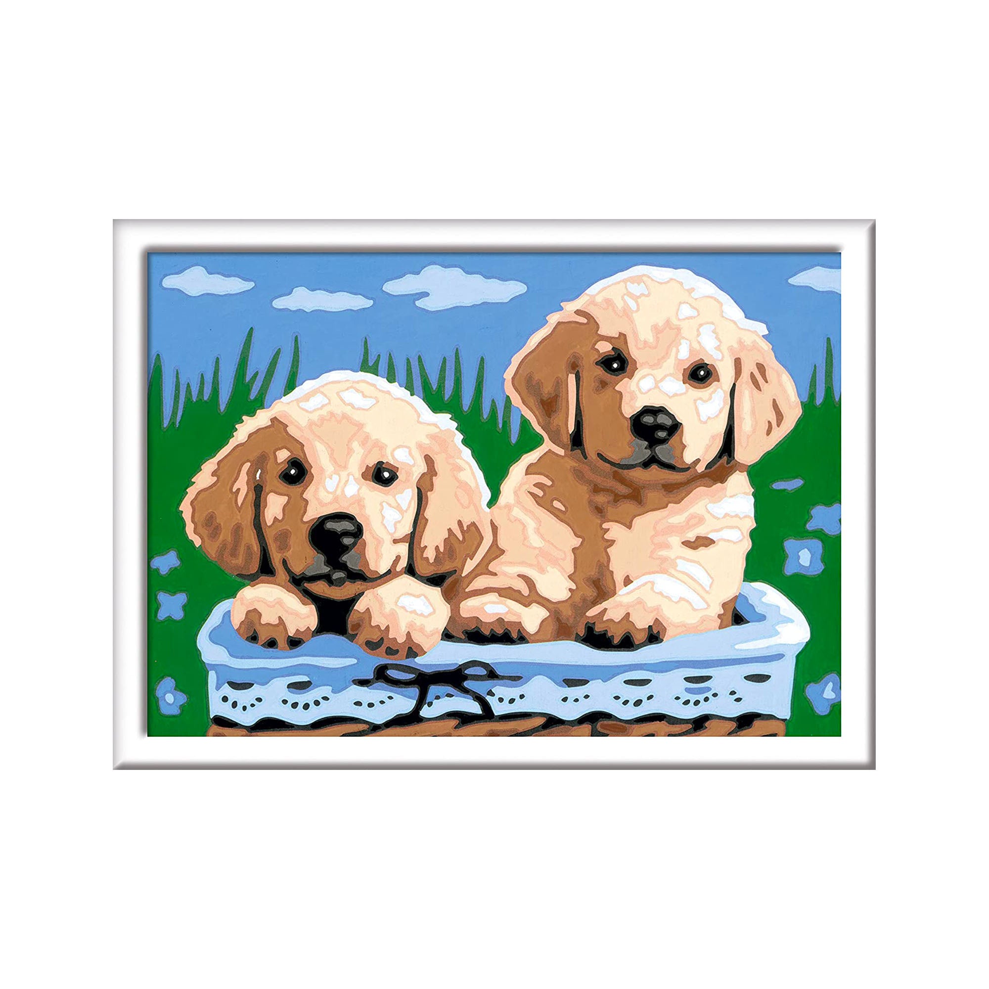 CreArt Kids' Enchanting Puppy Paint by Number Kit