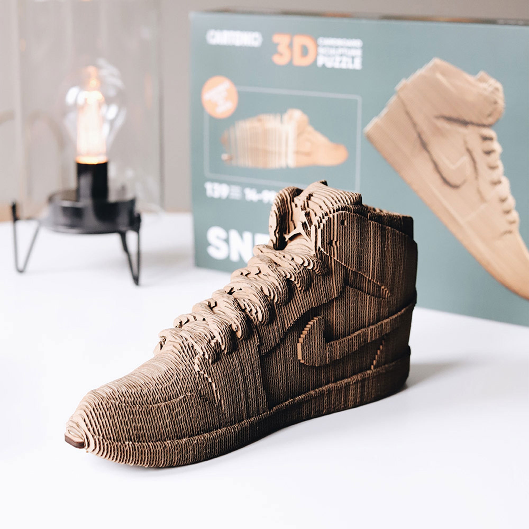 Cool 3D Cardboard Sneaker Puzzle