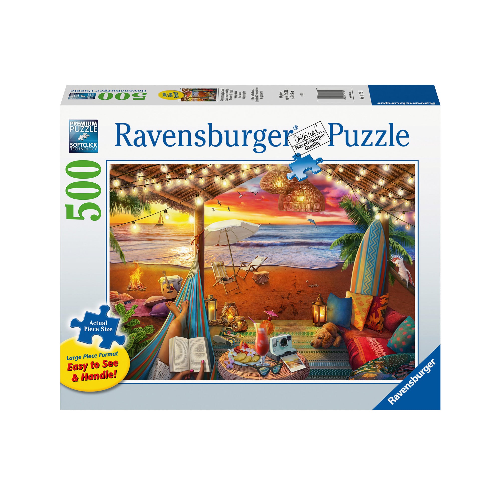 Cozy Cabana 500-Piece XXL Puzzle - Relaxing Family Fun!
