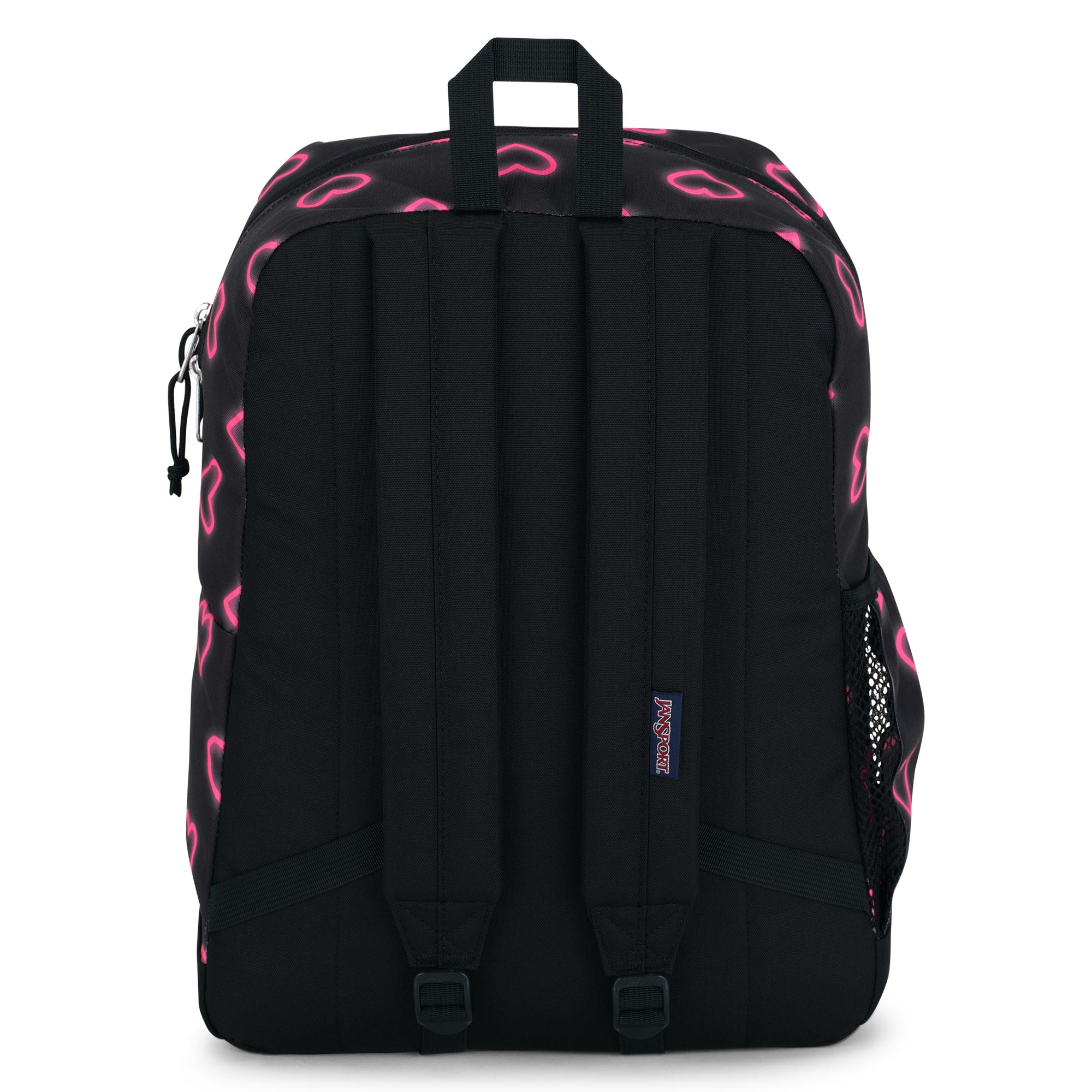 Cross Town Plus Backpack - Happy Hearts Black, 26L: Your Ultimate Tech Companion