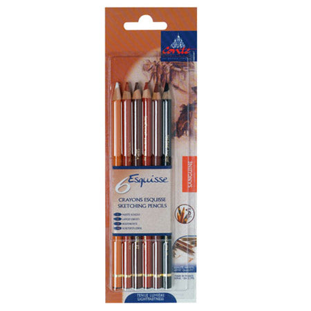 Premium 6-Piece Sketching Pencil Set