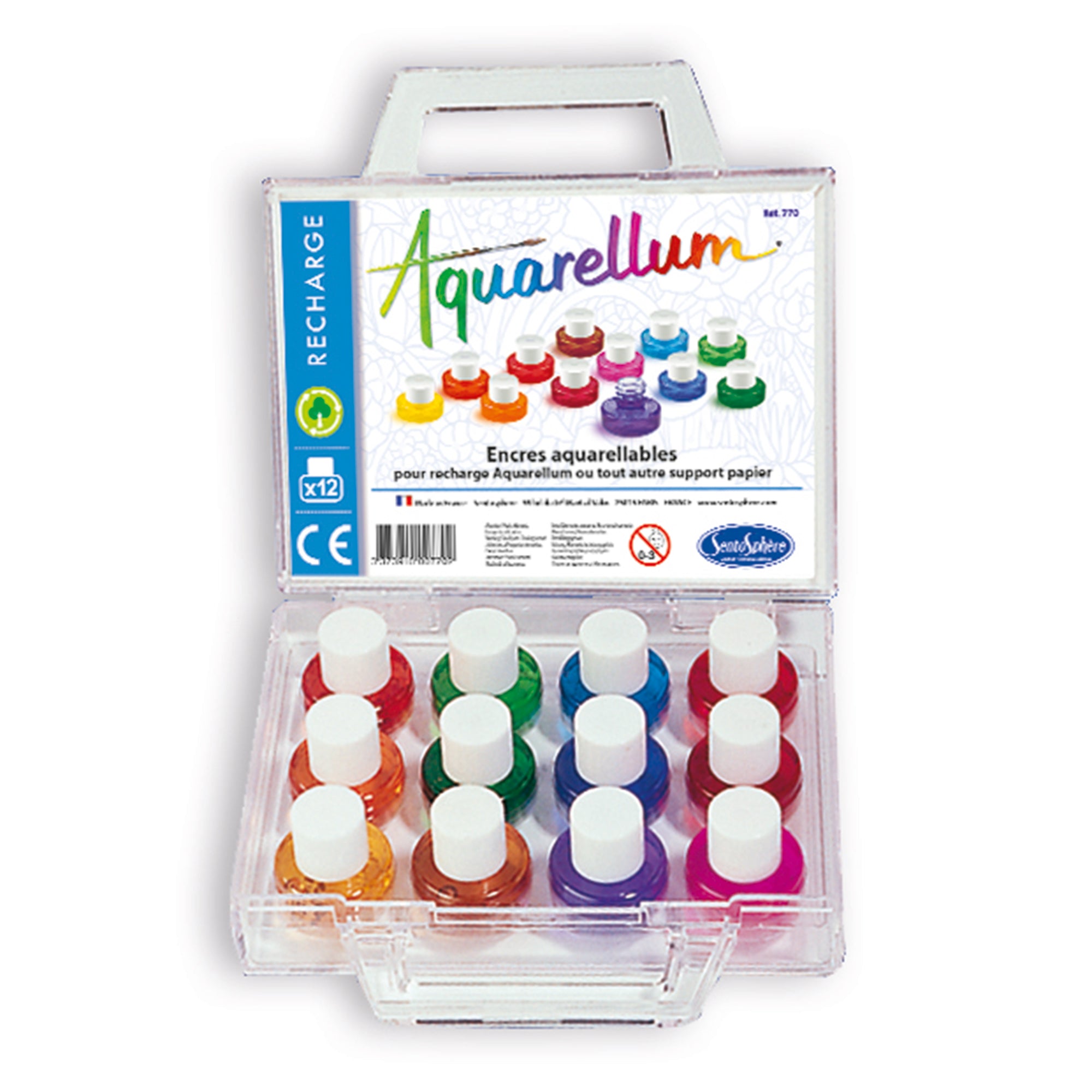 Magical 12-Piece Aquarellum Ink Set - Unleash Your Creativity!